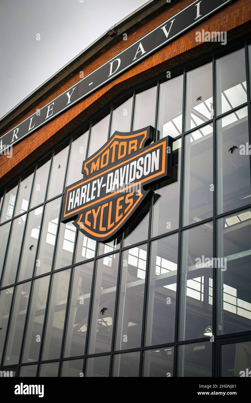 Harley-Factory Francfort Banque D'Images