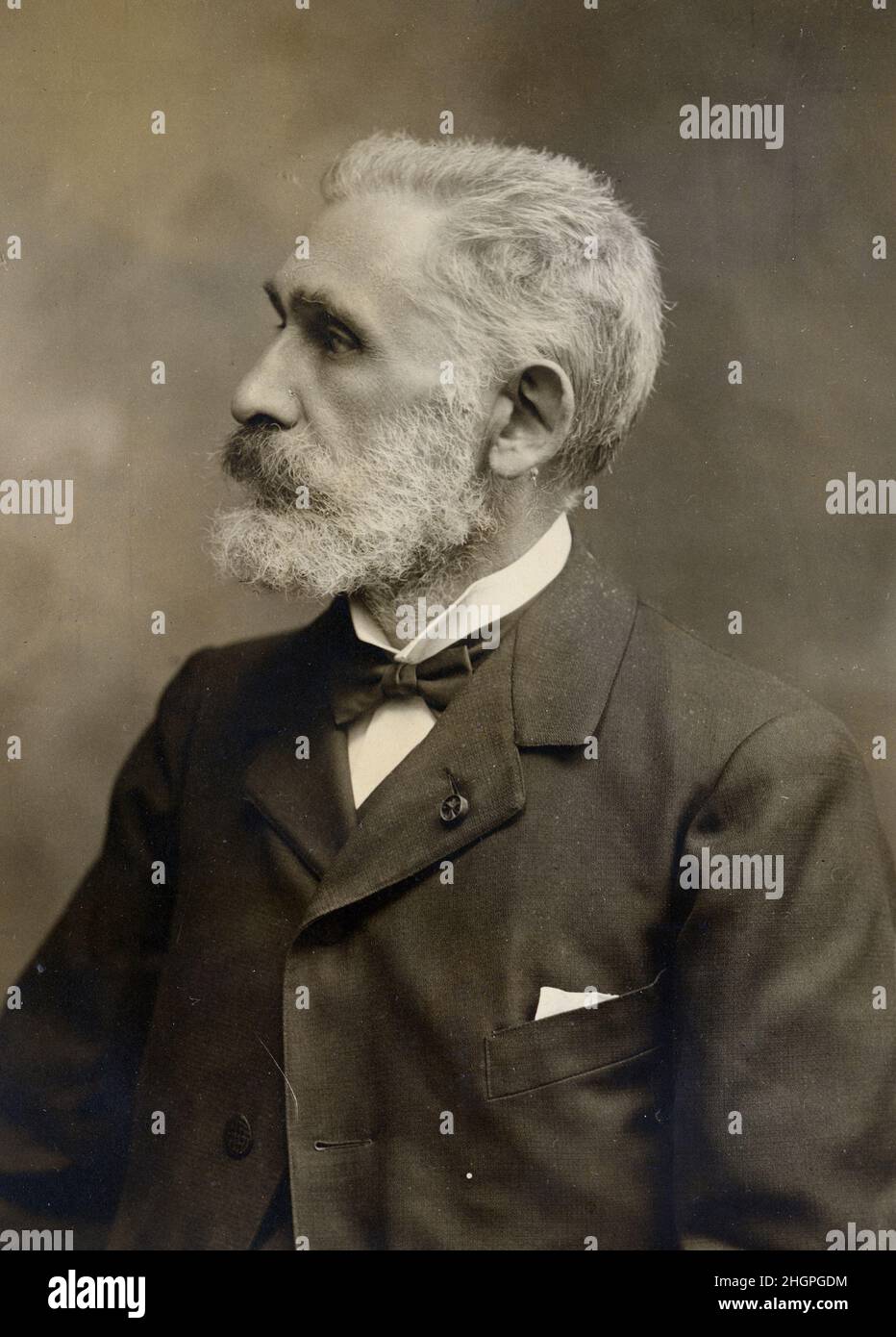 Portrait de Tony Robert-Fleury 1837-1911 peintre francais. Banque D'Images