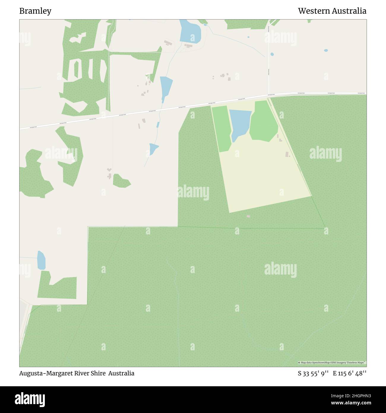 Bramley, Augusta-Margaret River Shire, Australie, Australie occidentale, S 33 55' 9'', E 115 6' 48'', carte, carte intemporelle publiée en 2021.Les voyageurs, les explorateurs et les aventuriers comme Florence Nightingale, David Livingstone, Ernest Shackleton, Lewis et Clark et Sherlock Holmes se sont appuyés sur des cartes pour planifier leurs voyages dans les coins les plus reculés du monde. Timeless Maps dresse la carte de la plupart des sites du monde, montrant ainsi la réalisation de grands rêves Banque D'Images