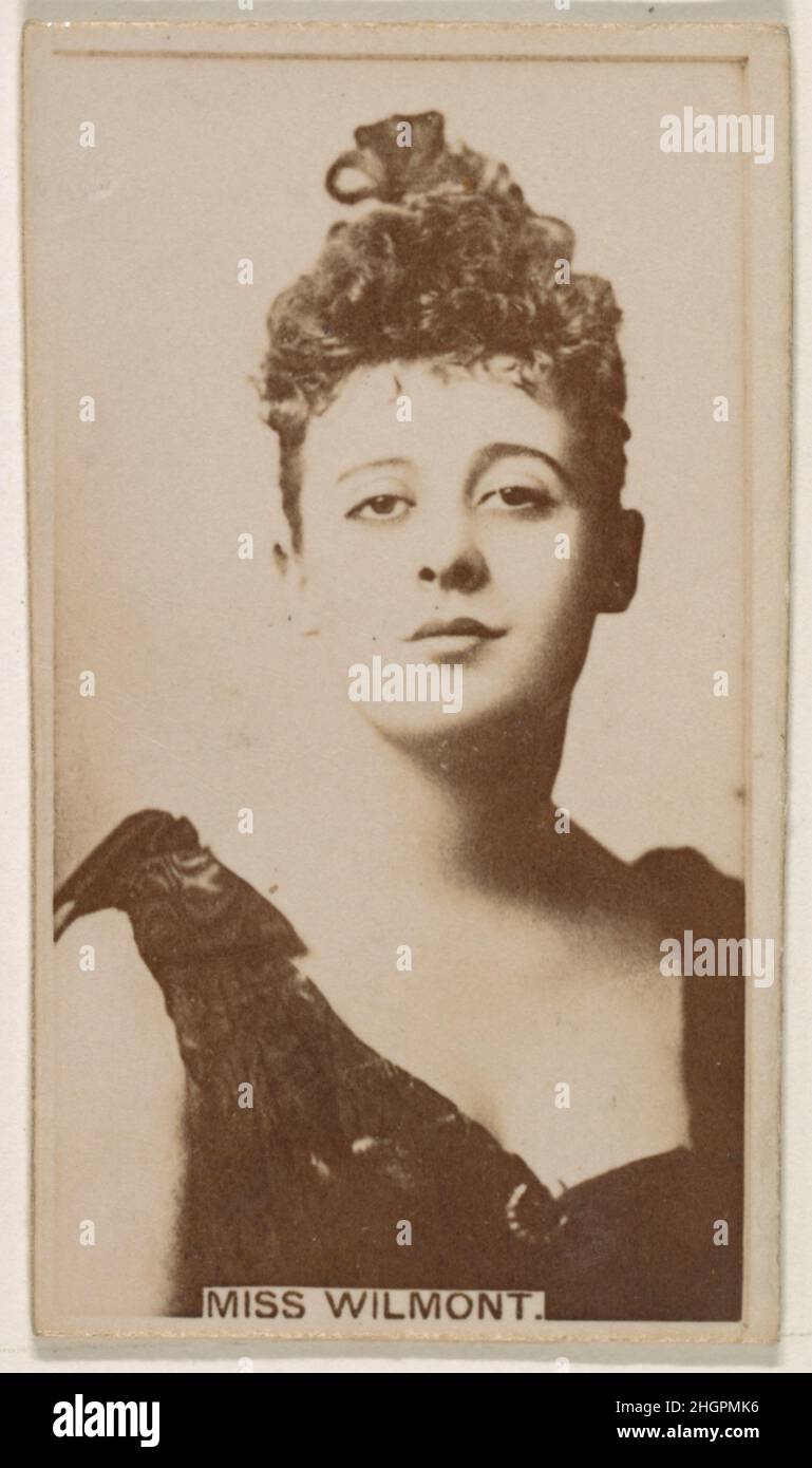 Mlle Wilmont, de la série Actresses (N245) émise par Kinney Brothers ...