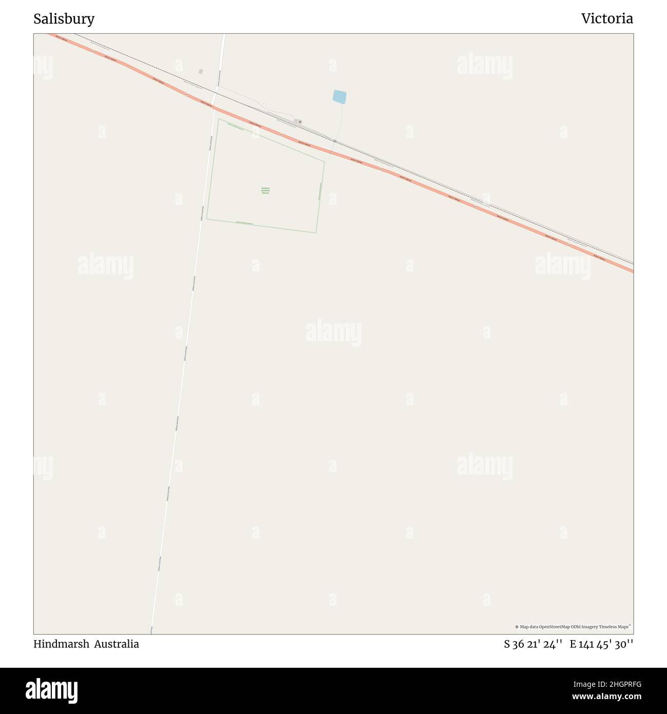 Salisbury, Hindmarsh, Australie, Victoria, S 36 21' 24'', E 141 45' 30'', carte, carte intemporelle publiée en 2021.Les voyageurs, les explorateurs et les aventuriers comme Florence Nightingale, David Livingstone, Ernest Shackleton, Lewis et Clark et Sherlock Holmes se sont appuyés sur des cartes pour planifier leurs voyages dans les coins les plus reculés du monde. Timeless Maps dresse la carte de la plupart des sites du monde, montrant ainsi la réalisation de grands rêves Banque D'Images