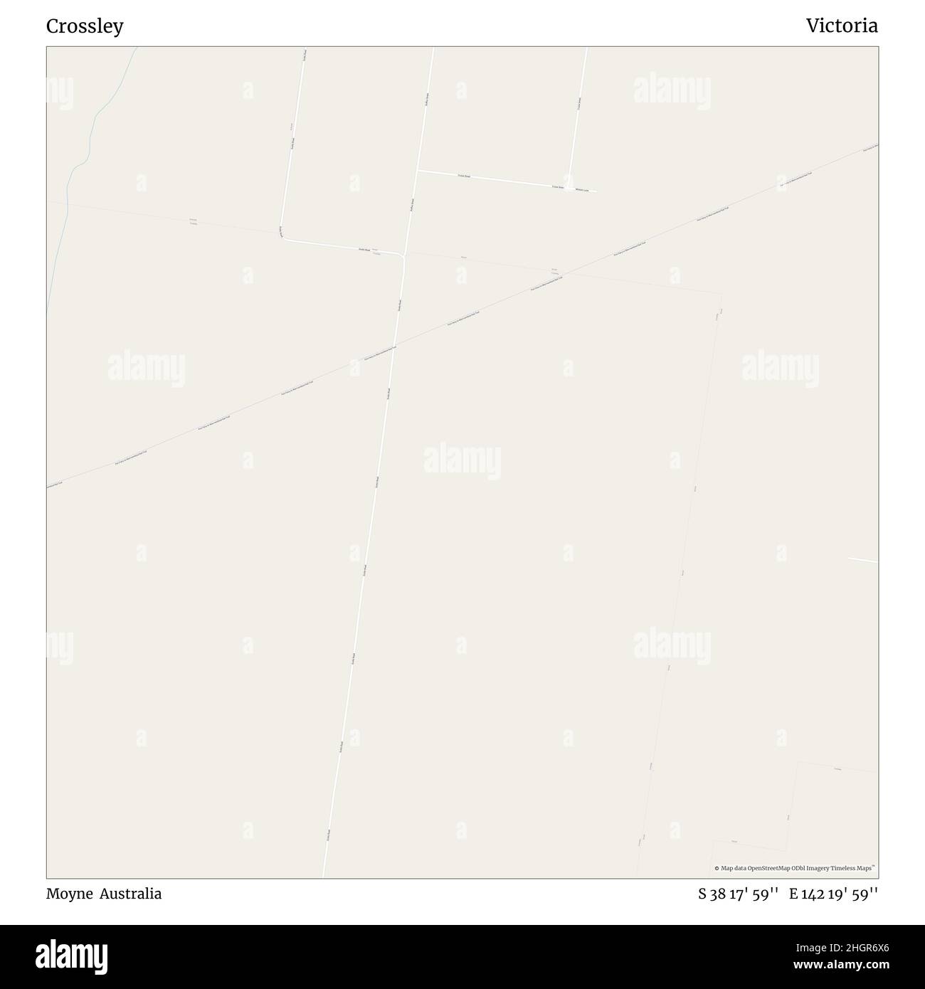 Crossley, Moyne, Australie, Victoria, S 38 17' 59'', E 142 19' 59