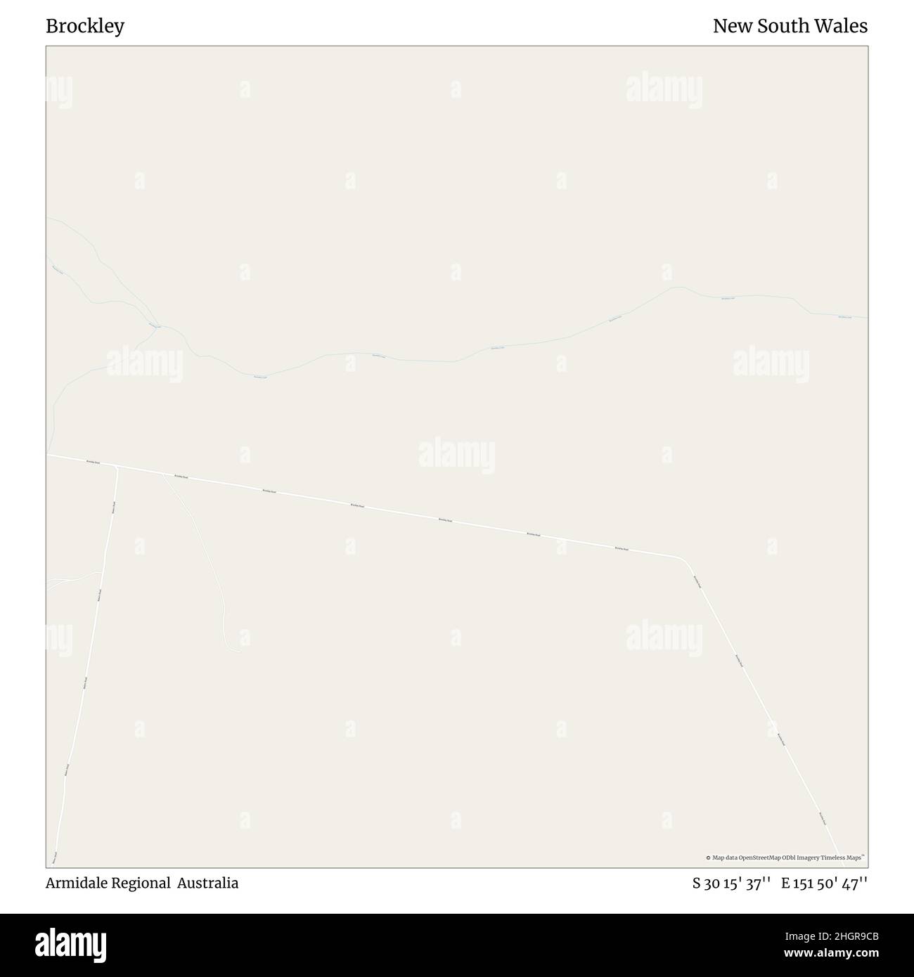 Brockley, Armidale Regional, Australie, Nouvelle-Galles du Sud, S 30 15' 37'', E 151 50' 47'', carte, Timeless Map publié en 2021.Les voyageurs, les explorateurs et les aventuriers comme Florence Nightingale, David Livingstone, Ernest Shackleton, Lewis et Clark et Sherlock Holmes se sont appuyés sur des cartes pour planifier leurs voyages dans les coins les plus reculés du monde. Timeless Maps dresse la carte de la plupart des sites du monde, montrant ainsi la réalisation de grands rêves Banque D'Images