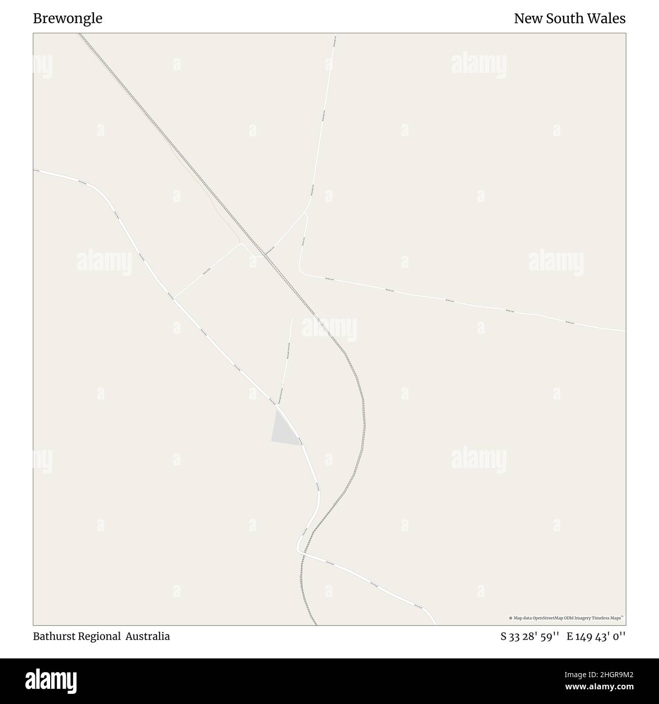 Bredongle, Bathurst Regional, Australie, Nouvelle-Galles du Sud, S 33 28' 59'', E 149 43' 0'', carte, Timeless Map publié en 2021.Les voyageurs, les explorateurs et les aventuriers comme Florence Nightingale, David Livingstone, Ernest Shackleton, Lewis et Clark et Sherlock Holmes se sont appuyés sur des cartes pour planifier leurs voyages dans les coins les plus reculés du monde. Timeless Maps dresse la carte de la plupart des sites du monde, montrant ainsi la réalisation de grands rêves Banque D'Images