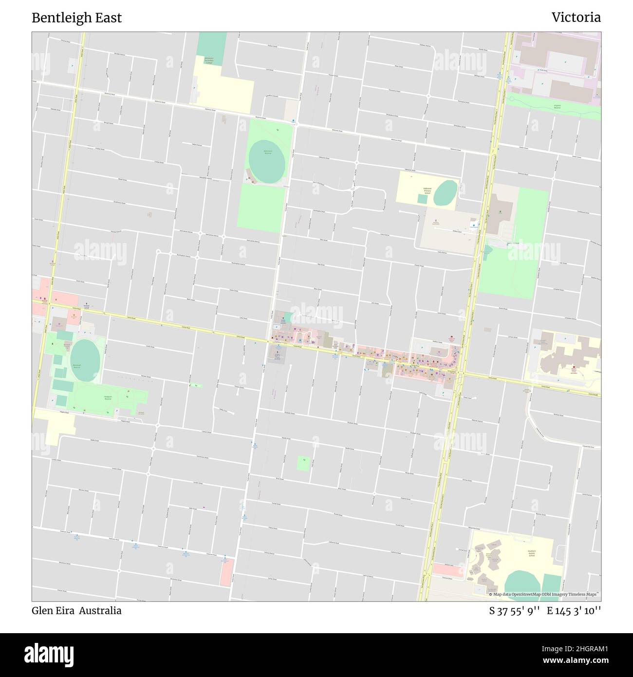 Bentleigh East, Glen Eira, Australie, Victoria, S 37 55' 9'', E 145 3' 10'', carte, Timeless Map publié en 2021.Les voyageurs, les explorateurs et les aventuriers comme Florence Nightingale, David Livingstone, Ernest Shackleton, Lewis et Clark et Sherlock Holmes se sont appuyés sur des cartes pour planifier leurs voyages dans les coins les plus reculés du monde. Timeless Maps dresse la carte de la plupart des sites du monde, montrant ainsi la réalisation de grands rêves Banque D'Images