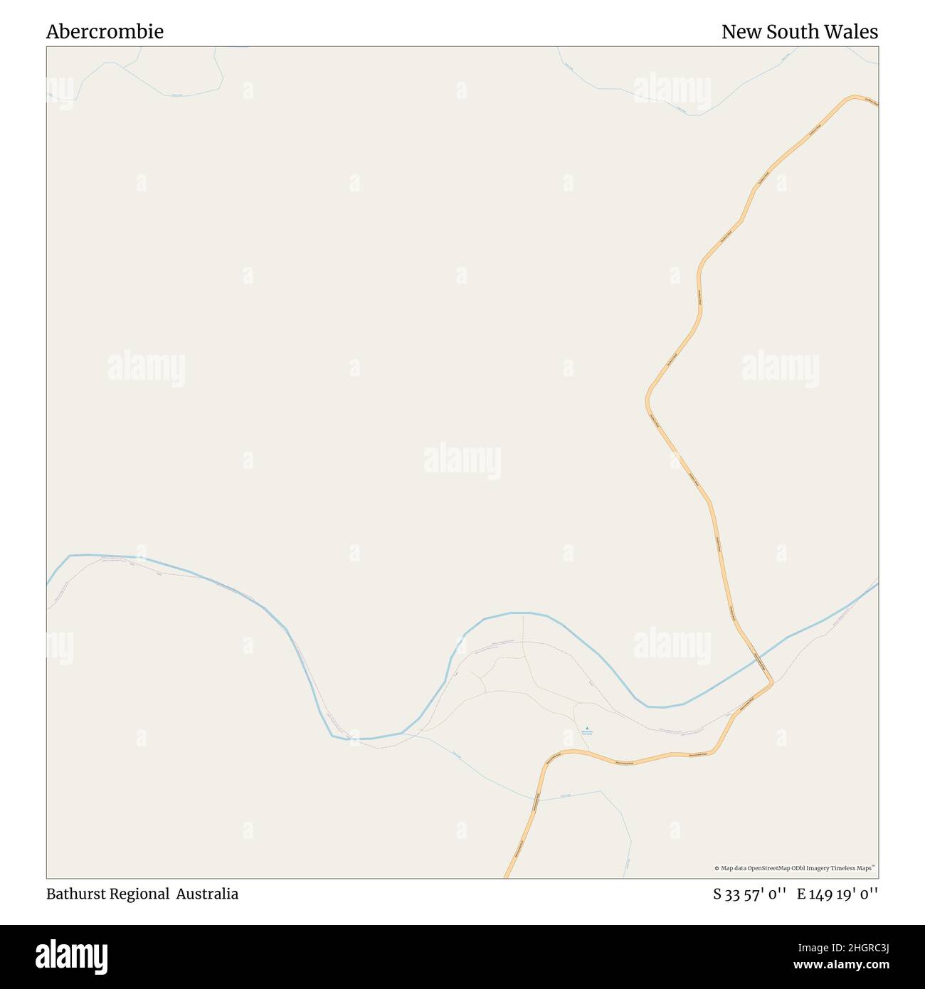 Abercrombie, Bathurst Regional, Australie, Nouvelle-Galles du Sud, S 33 57' 0'', E 149 19' 0'', carte, Timeless Map publié en 2021.Les voyageurs, les explorateurs et les aventuriers comme Florence Nightingale, David Livingstone, Ernest Shackleton, Lewis et Clark et Sherlock Holmes se sont appuyés sur des cartes pour planifier leurs voyages dans les coins les plus reculés du monde. Timeless Maps dresse la carte de la plupart des sites du monde, montrant ainsi la réalisation de grands rêves Banque D'Images