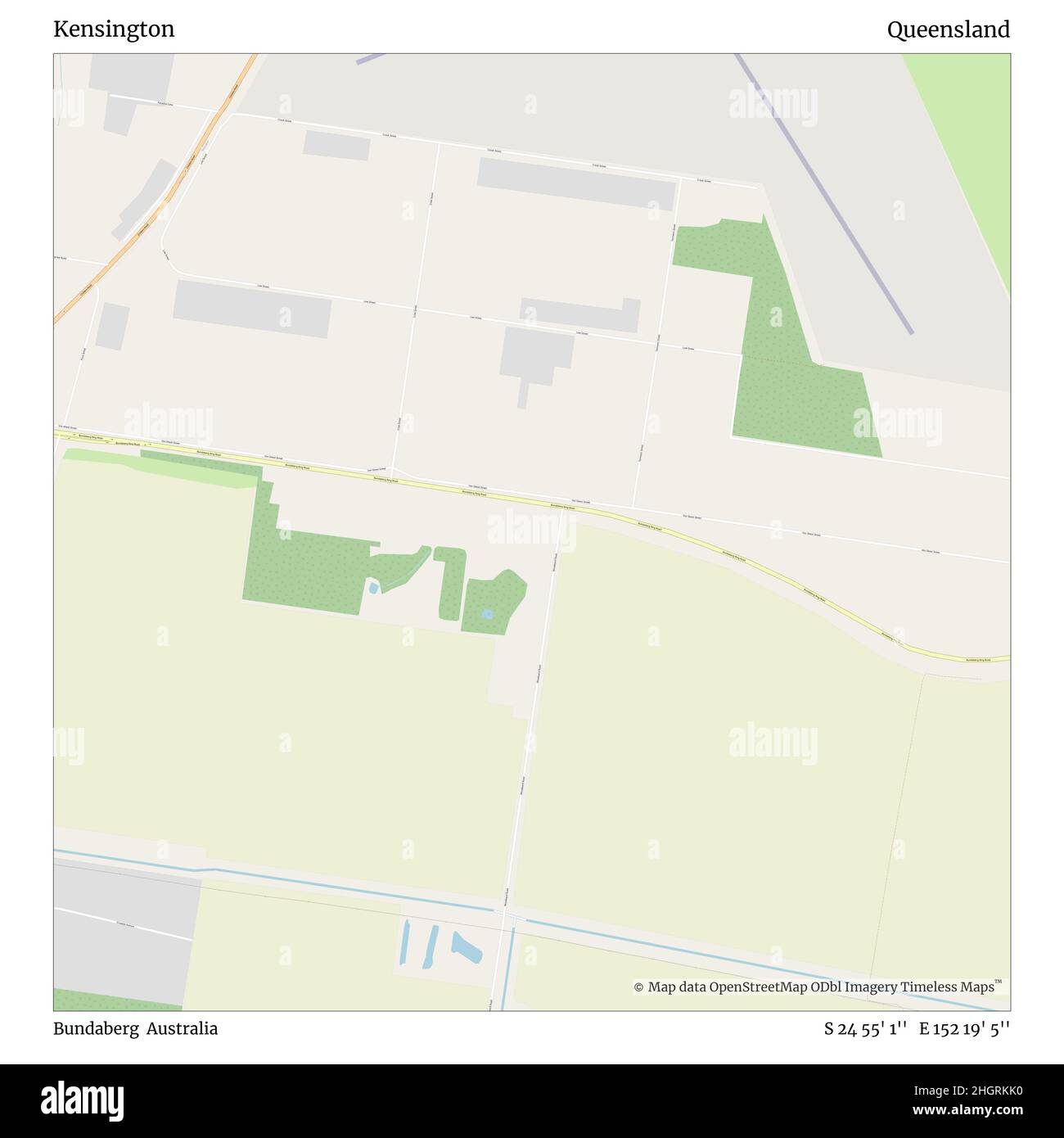 Kensington, Bundaberg, Australie, Queensland, S 24 55' 1'', E 152 19' 5'', carte, carte intemporelle publiée en 2021.Les voyageurs, les explorateurs et les aventuriers comme Florence Nightingale, David Livingstone, Ernest Shackleton, Lewis et Clark et Sherlock Holmes se sont appuyés sur des cartes pour planifier leurs voyages dans les coins les plus reculés du monde. Timeless Maps dresse la carte de la plupart des sites du monde, montrant ainsi la réalisation de grands rêves Banque D'Images