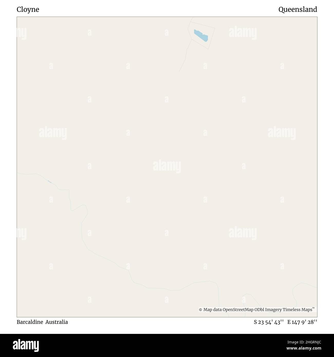 Cloyne, Barcaldine, Australie, Queensland, S 23 54' 43'', E 147 9' 28'', carte, carte intemporelle publiée en 2021.Les voyageurs, les explorateurs et les aventuriers comme Florence Nightingale, David Livingstone, Ernest Shackleton, Lewis et Clark et Sherlock Holmes se sont appuyés sur des cartes pour planifier leurs voyages dans les coins les plus reculés du monde. Timeless Maps dresse la carte de la plupart des sites du monde, montrant ainsi la réalisation de grands rêves Banque D'Images