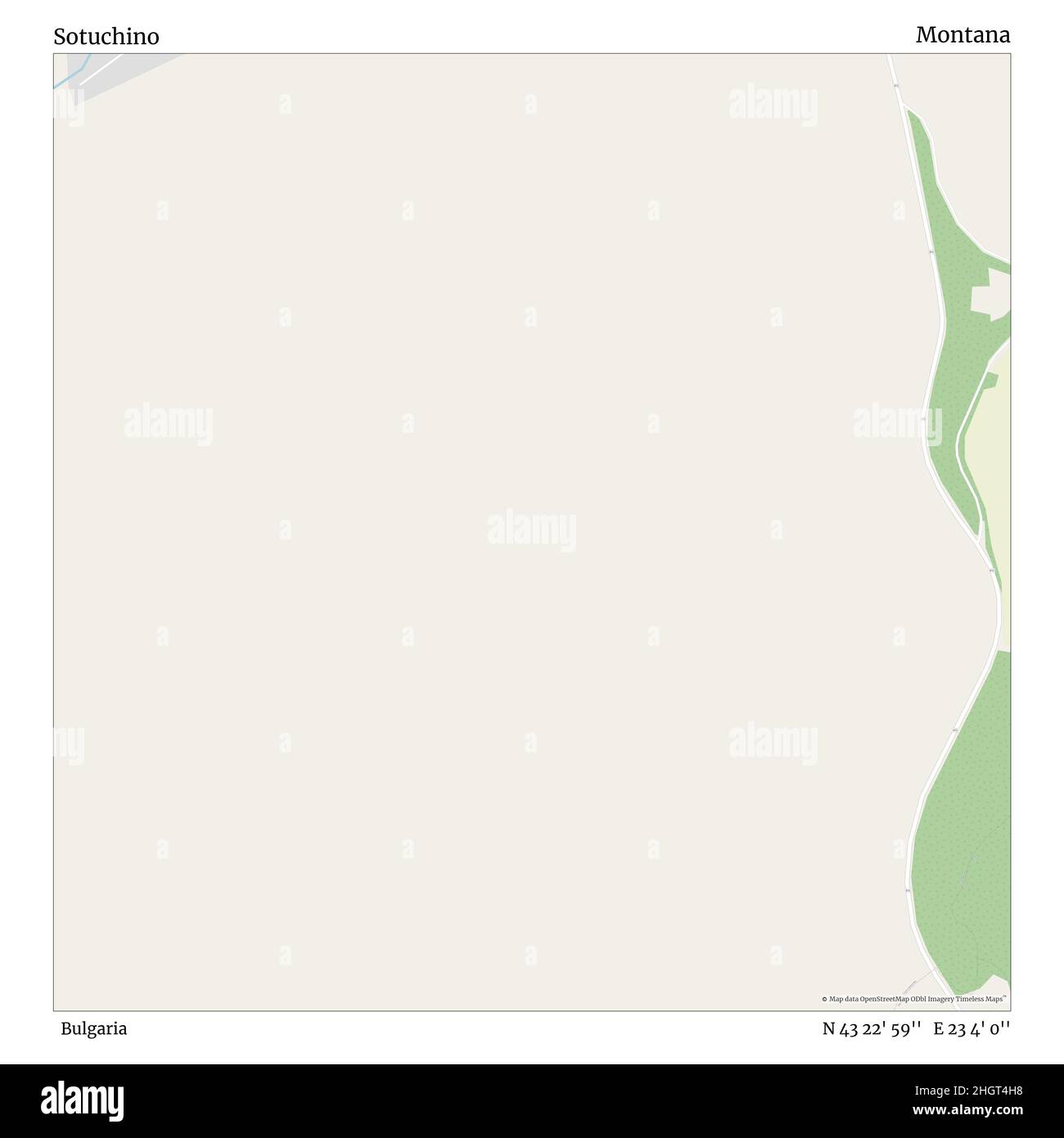 Sotuchino, Bulgarie, Montana, N 43 22' 59'', E 23 4' 0'', carte, carte intemporelle publiée en 2021.Les voyageurs, les explorateurs et les aventuriers comme Florence Nightingale, David Livingstone, Ernest Shackleton, Lewis et Clark et Sherlock Holmes se sont appuyés sur des cartes pour planifier leurs voyages dans les coins les plus reculés du monde. Timeless Maps dresse la carte de la plupart des sites du monde, montrant ainsi la réalisation de grands rêves Banque D'Images