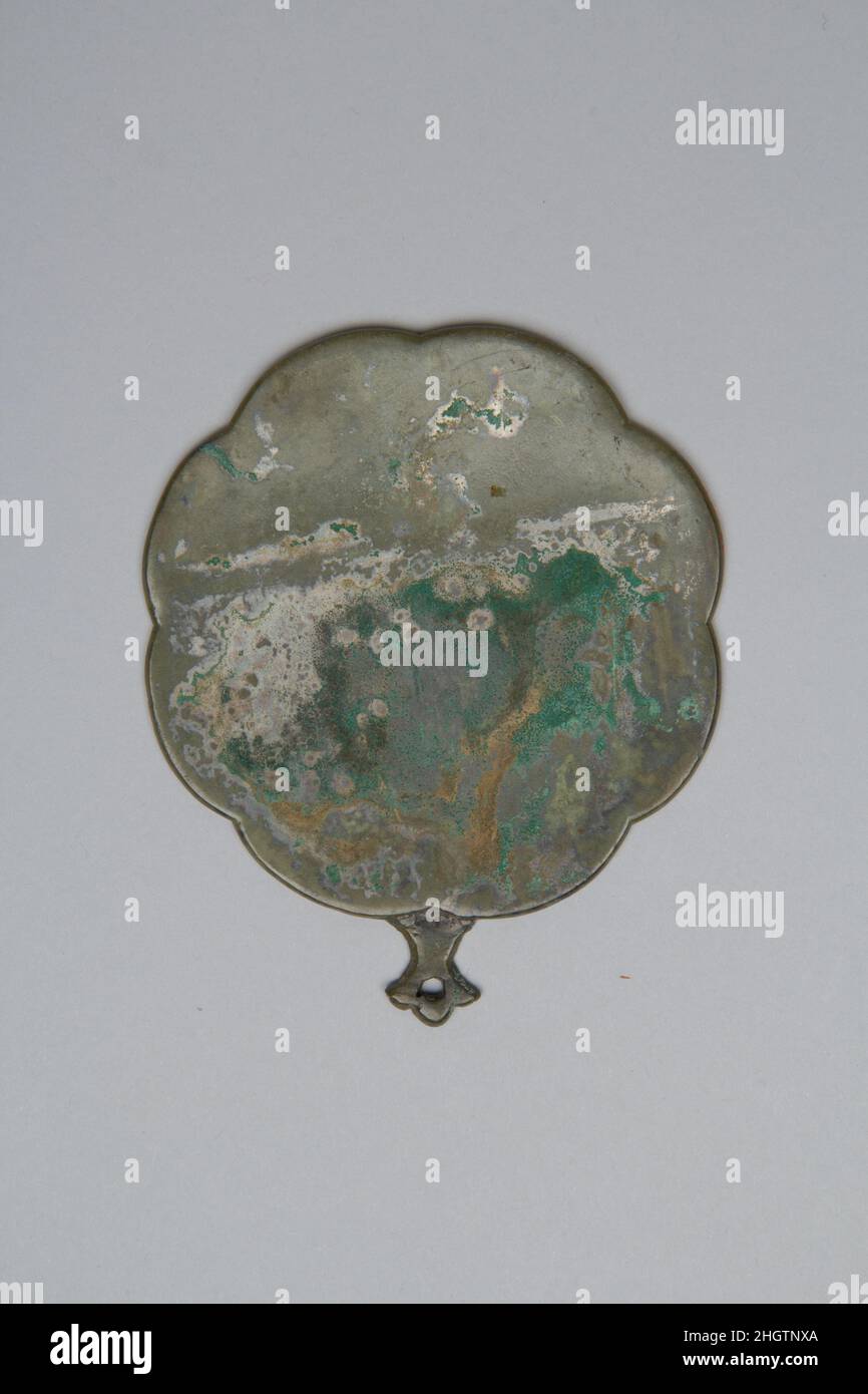 Miroir Corée.Miroir.Corée.Bronze.Dynastie Goryeo (918–1392).Miroirs Banque D'Images