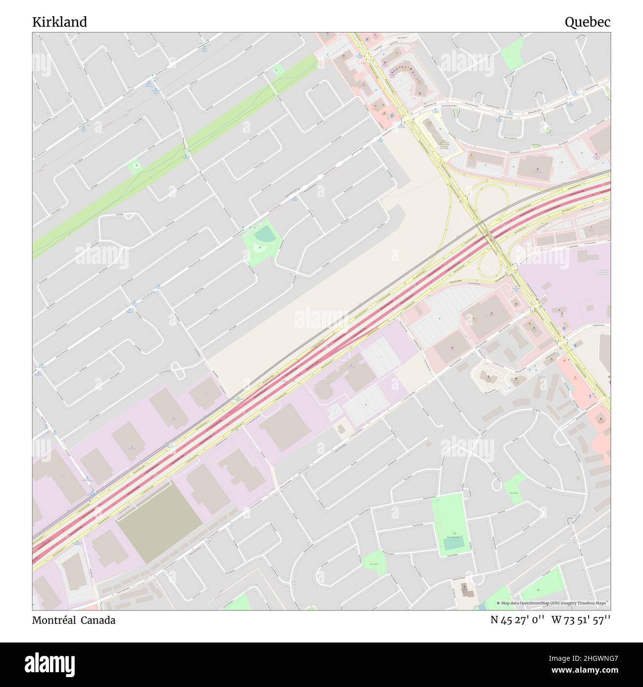 Carte de kirkland Banque de photographies et d’images à haute