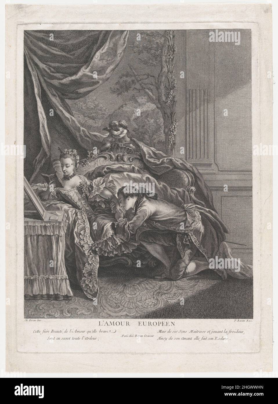 Charles Eisen Frontispice De La Deuxieme Edition Analyse Charles dominique joseph eisen Banque de photographies et d'images à haute  résolution - Alamy