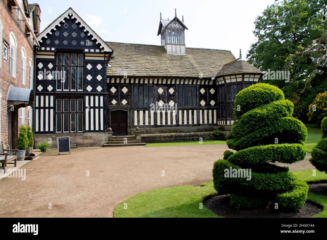 Rufford Hall, à Rufford, Ormskirk, Royaume-Uni Banque D'Images