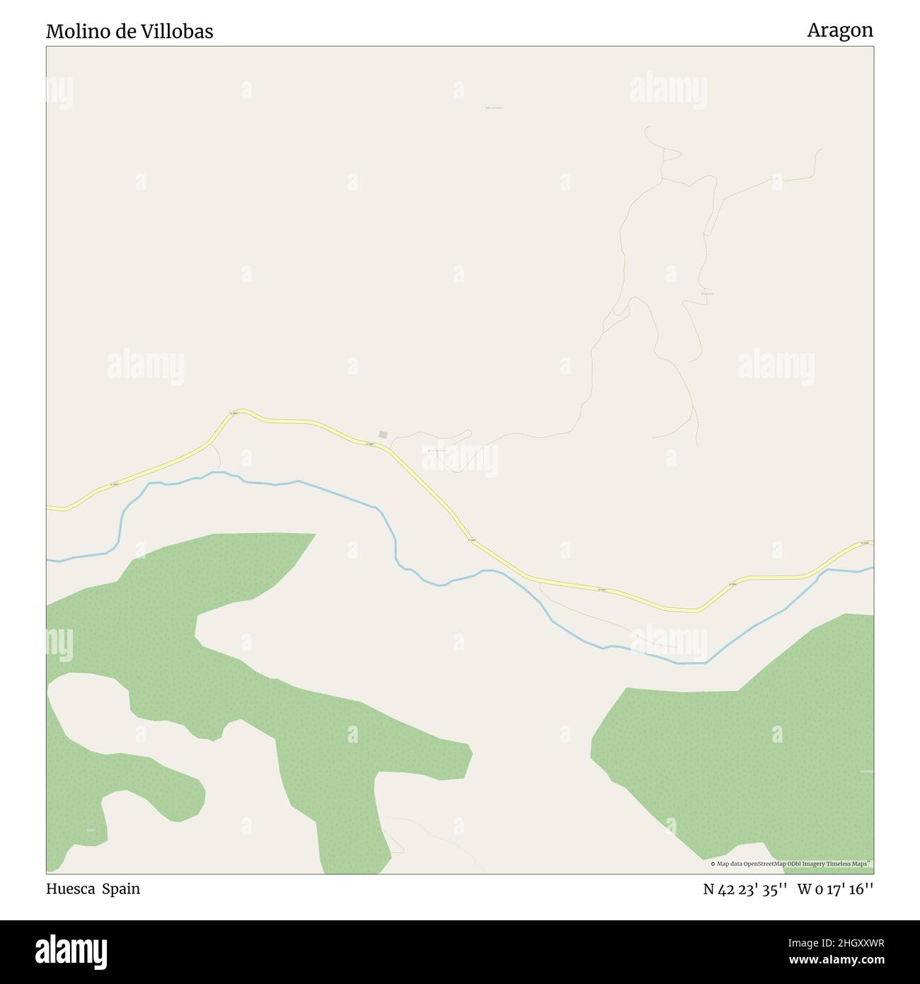 Molino de Villobas, Huesca, Espagne, Aragon, N 42 23' 35'', W 0 17' 16'', carte, carte intemporelle publiée en 2021.Les voyageurs, les explorateurs et les aventuriers comme Florence Nightingale, David Livingstone, Ernest Shackleton, Lewis et Clark et Sherlock Holmes se sont appuyés sur des cartes pour planifier leurs voyages dans les coins les plus reculés du monde. Timeless Maps dresse la carte de la plupart des sites du monde, montrant ainsi la réalisation de grands rêves Banque D'Images