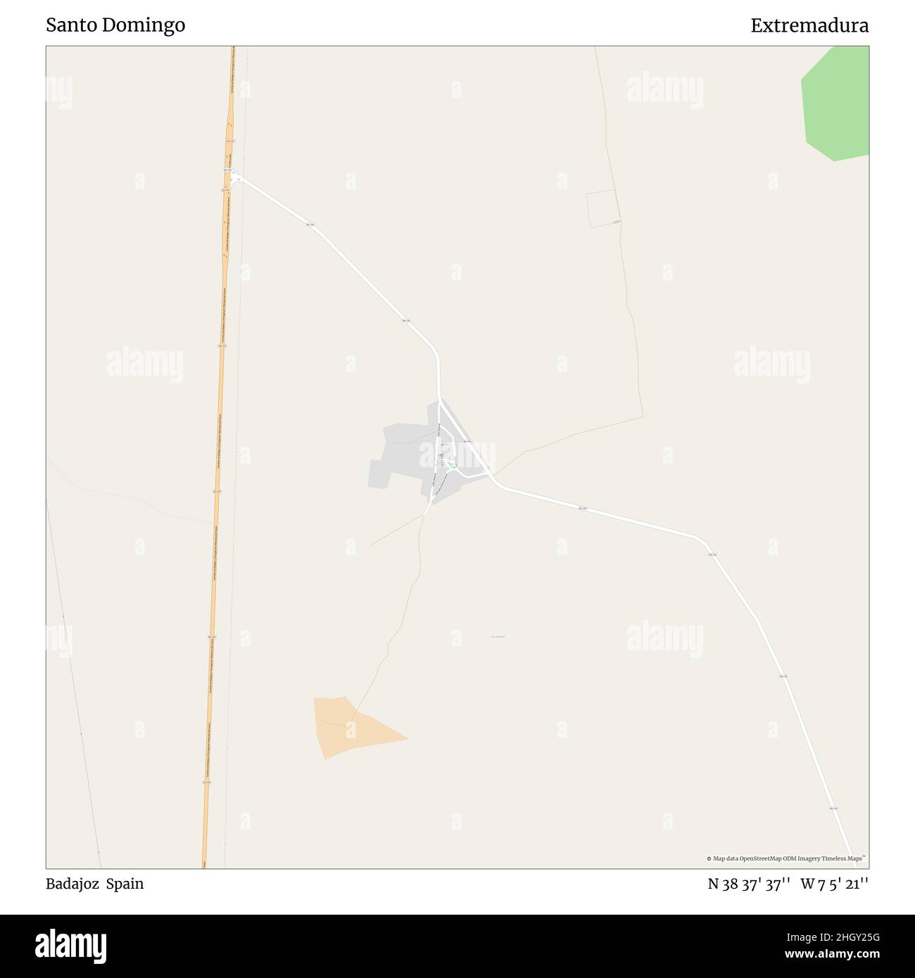 Saint-Domingue, Badajoz, Espagne, Estrémadure, N 38 37' 37'', W 7 5' 21'', carte, carte intemporelle publiée en 2021.Les voyageurs, les explorateurs et les aventuriers comme Florence Nightingale, David Livingstone, Ernest Shackleton, Lewis et Clark et Sherlock Holmes se sont appuyés sur des cartes pour planifier leurs voyages dans les coins les plus reculés du monde. Timeless Maps dresse la carte de la plupart des sites du monde, montrant ainsi la réalisation de grands rêves Banque D'Images