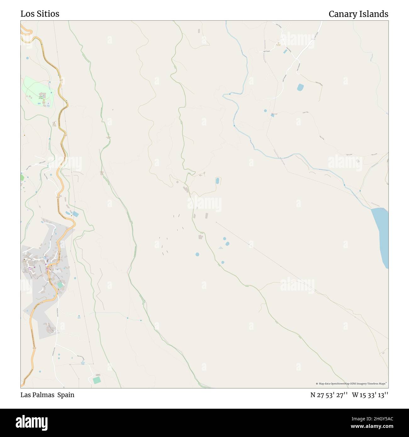 Los Sitios, Las Palmas, Espagne, îles Canaries, N 27 53' 27'', W 15 33' 13'', carte, carte intemporelle publiée en 2021.Les voyageurs, les explorateurs et les aventuriers comme Florence Nightingale, David Livingstone, Ernest Shackleton, Lewis et Clark et Sherlock Holmes se sont appuyés sur des cartes pour planifier leurs voyages dans les coins les plus reculés du monde. Timeless Maps dresse la carte de la plupart des sites du monde, montrant ainsi la réalisation de grands rêves Banque D'Images