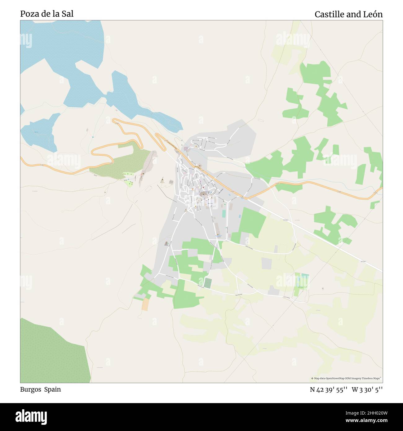 Ou Se Trouve Burgos Sur La Carte Poza de la Sal, Burgos, Espagne, Castille et León, N 42 39' 55'', W 3 30'  5'', carte, carte intemporelle publiée en 2021.Les voyageurs, les  explorateurs et les aventuriers comme Florence Nightingale,