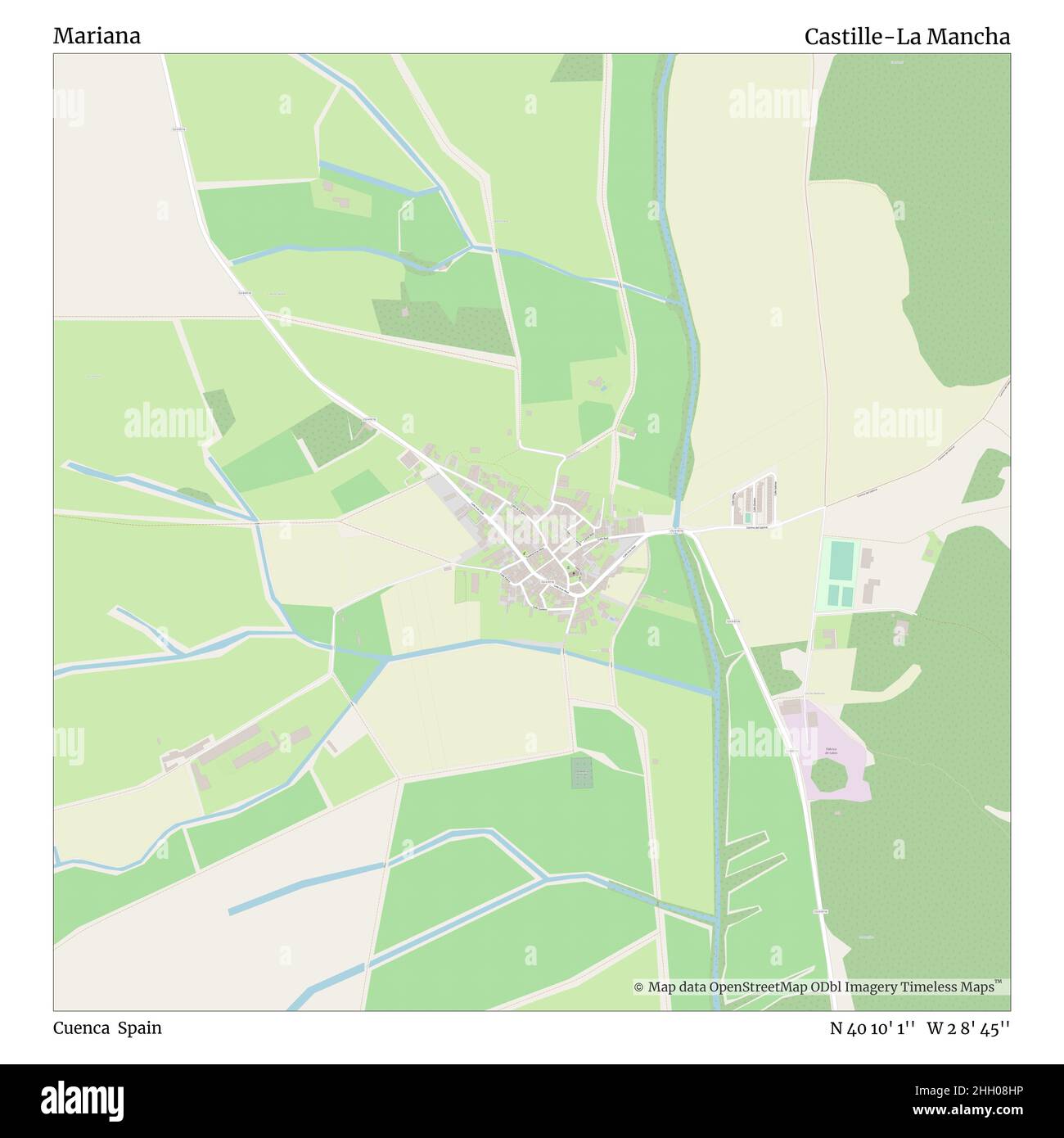 Mariana, Cuenca, Espagne, Castille-la Manche, N 40 10' 1'', W 2 8' 45'', carte, carte intemporelle publiée en 2021.Les voyageurs, les explorateurs et les aventuriers comme Florence Nightingale, David Livingstone, Ernest Shackleton, Lewis et Clark et Sherlock Holmes se sont appuyés sur des cartes pour planifier leurs voyages dans les coins les plus reculés du monde. Timeless Maps dresse la carte de la plupart des sites du monde, montrant ainsi la réalisation de grands rêves Banque D'Images