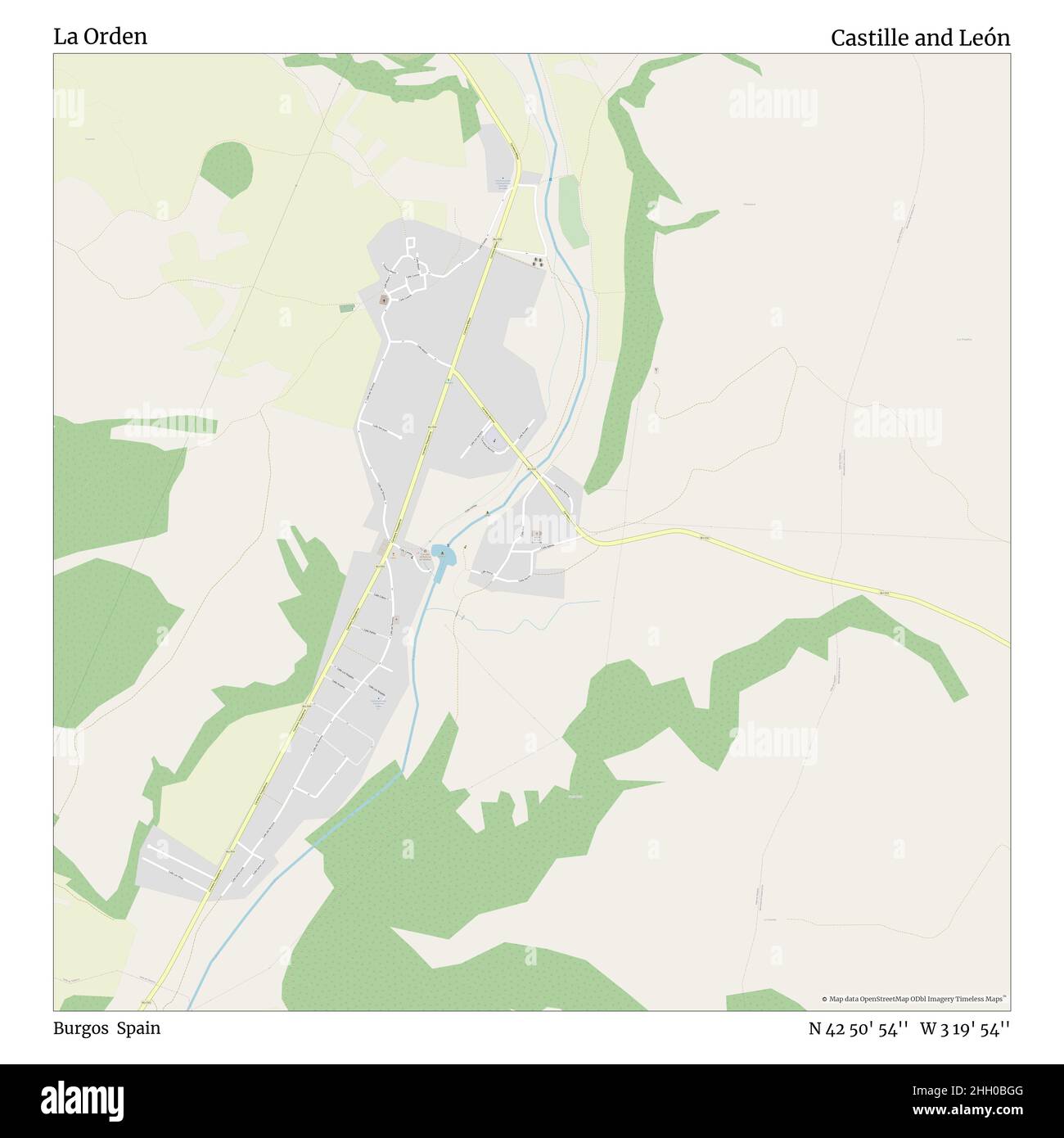 Ou Se Trouve Burgos Sur La Carte La Orden, Burgos, Espagne, Castille et León, N 42 50' 54'', W 3 19' 54'',  carte, carte intemporelle publiée en 2021.Les voyageurs, les explorateurs  et les aventuriers comme Florence Nightingale, David Livingstone,