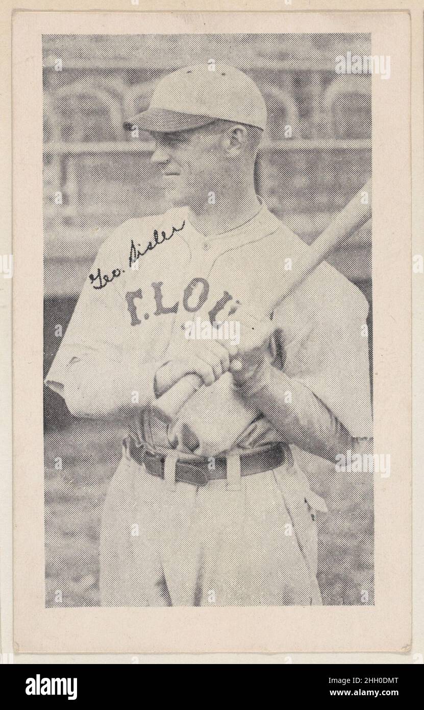 GéothermieSisler des cartes de bande de baseball (W575-2) ca.1921–22 George Sisler des cartes de bande de baseball (W575-2).W575 est constitué de deux questions distinctes appelées W575-1 et W575-2.W575-2: Photo imprimée en noir et blanc du joueur.Bordures blanches.Arrière vierge.Inclut une signature de réplica sur l'image.Connu sous le nom de série d'autographes sur l'épaule.GéothermieSisler de Baseball strip cards (W575-2). Env.1921–22.Photolithographie commerciale Banque D'Images
