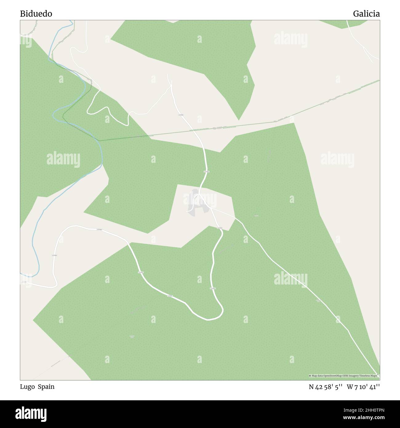 Biduedo, Lugo, Espagne, Galice, N 42 58' 5'', W 7 10' 41'', carte, carte intemporelle publiée en 2021.Les voyageurs, les explorateurs et les aventuriers comme Florence Nightingale, David Livingstone, Ernest Shackleton, Lewis et Clark et Sherlock Holmes se sont appuyés sur des cartes pour planifier leurs voyages dans les coins les plus reculés du monde. Timeless Maps dresse la carte de la plupart des sites du monde, montrant ainsi la réalisation de grands rêves Banque D'Images