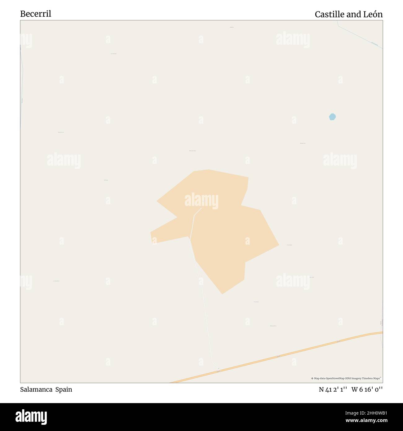 Becerril, Salamanque, Espagne, Castille et León, N 41 2' 1'', W 6 16' 0'', carte, carte intemporelle publiée en 2021.Les voyageurs, les explorateurs et les aventuriers comme Florence Nightingale, David Livingstone, Ernest Shackleton, Lewis et Clark et Sherlock Holmes se sont appuyés sur des cartes pour planifier leurs voyages dans les coins les plus reculés du monde. Timeless Maps dresse la carte de la plupart des sites du monde, montrant ainsi la réalisation de grands rêves Banque D'Images