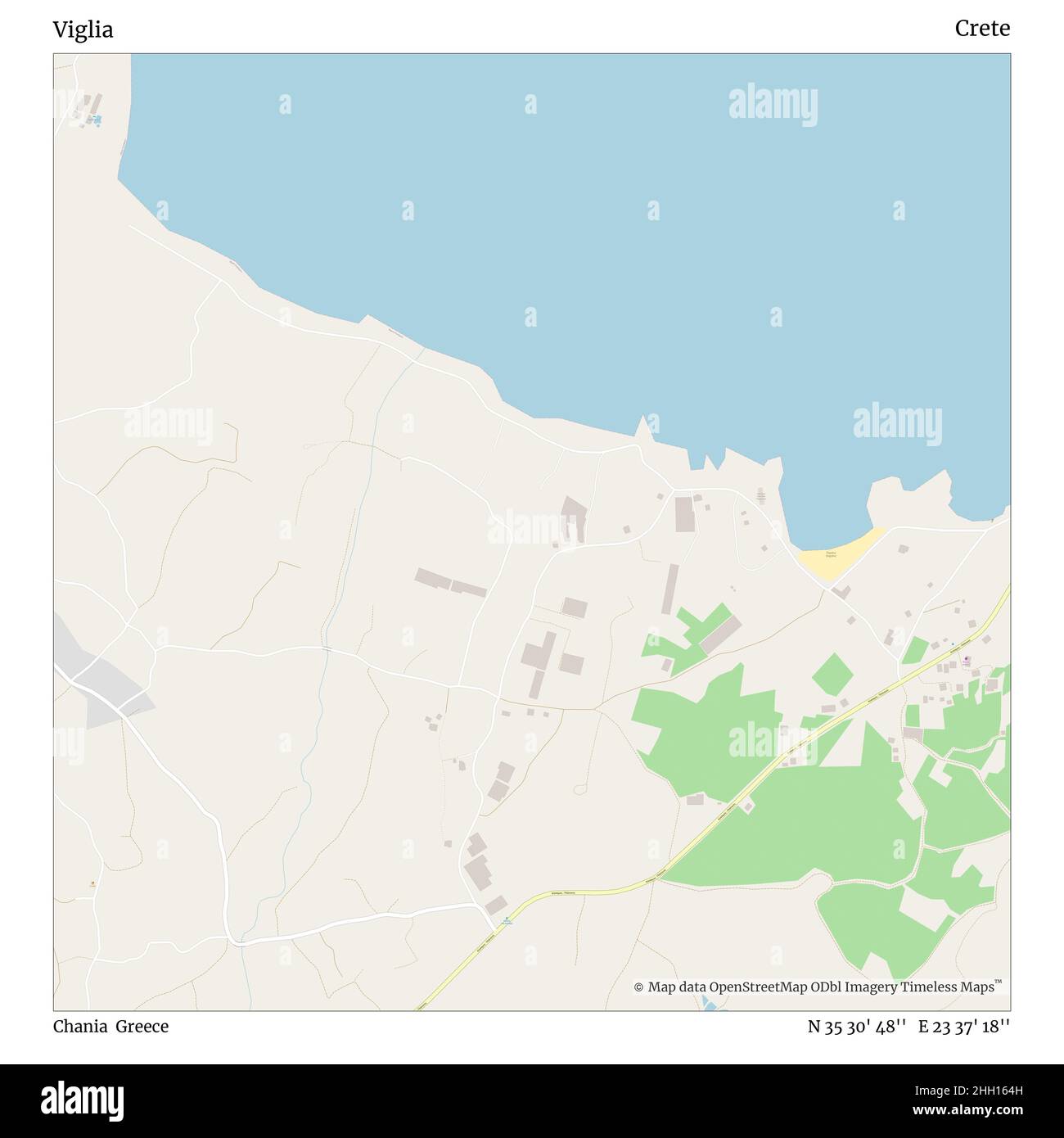 Viglia, la Canée, la Grèce, la Crète, N 35 30' 48'', E 23 37' 18'', carte, carte intemporelle publiée en 2021.Les voyageurs, les explorateurs et les aventuriers comme Florence Nightingale, David Livingstone, Ernest Shackleton, Lewis et Clark et Sherlock Holmes se sont appuyés sur des cartes pour planifier leurs voyages dans les coins les plus reculés du monde. Timeless Maps dresse la carte de la plupart des sites du monde, montrant ainsi la réalisation de grands rêves Banque D'Images