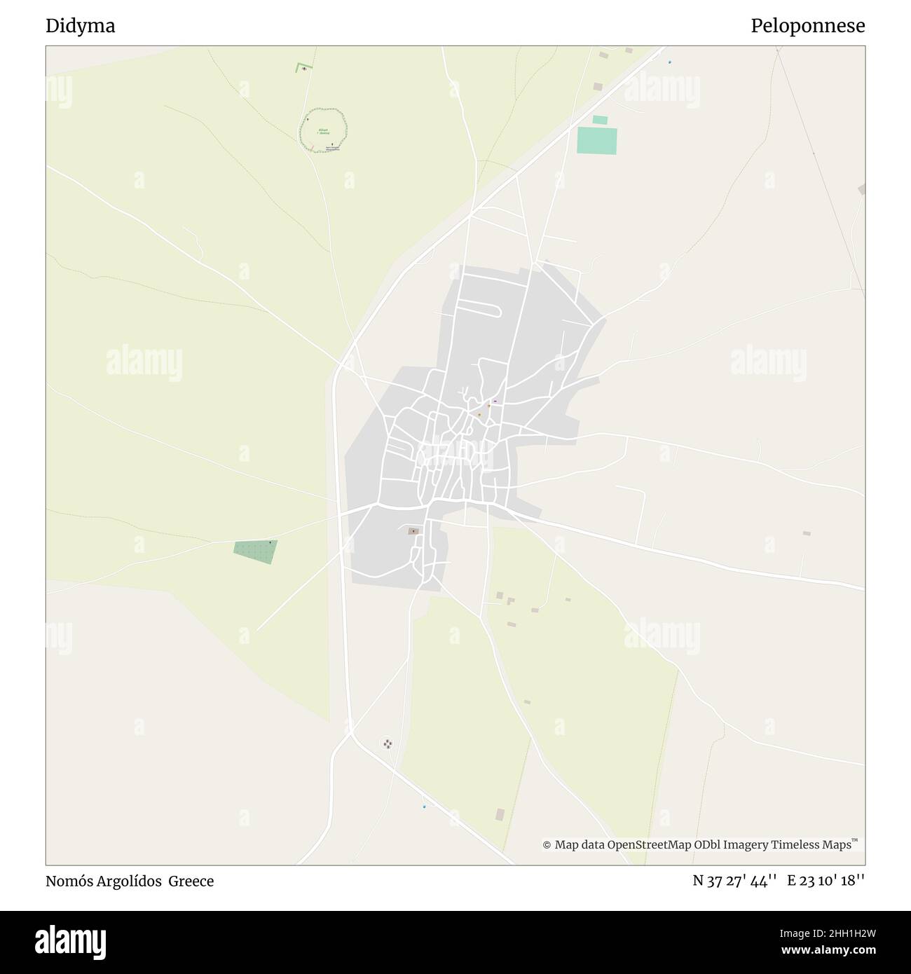 Didyma, Nomós Argolídos, Grèce, Péloponnèse, N 37 27' 44'', E 23 10' 18'', carte, Timeless carte publiée en 2021.Les voyageurs, les explorateurs et les aventuriers comme Florence Nightingale, David Livingstone, Ernest Shackleton, Lewis et Clark et Sherlock Holmes se sont appuyés sur des cartes pour planifier leurs voyages dans les coins les plus reculés du monde. Timeless Maps dresse la carte de la plupart des sites du monde, montrant ainsi la réalisation de grands rêves Banque D'Images