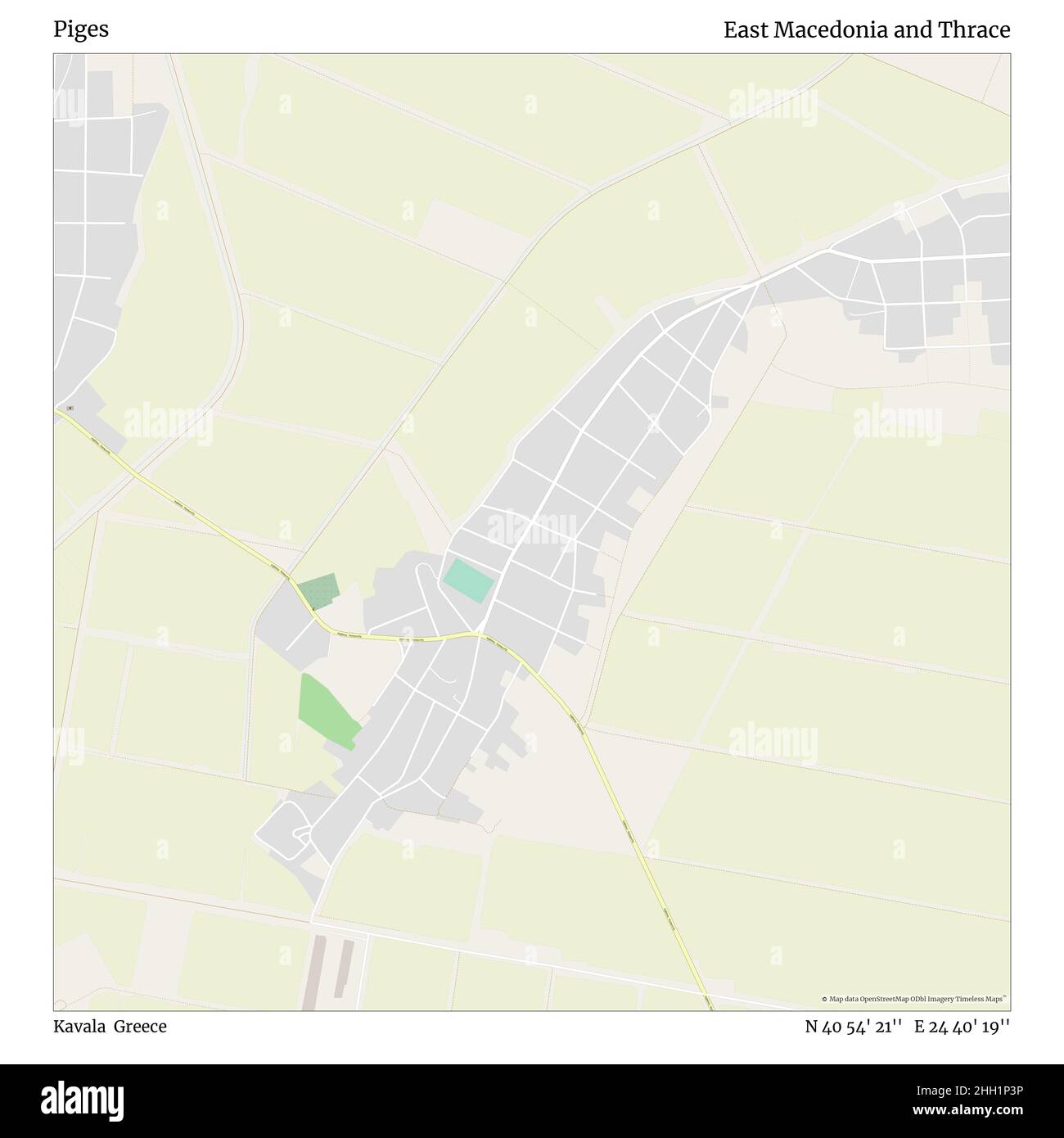 Piges, Kavala, Grèce, Macédoine orientale et Thrace, N 40 54' 21'', E 24  40' 19'', carte, Timeless carte publiée en 2021.Les voyageurs, les  explorateurs et les aventuriers comme Florence Nightingale, David  Livingstone,