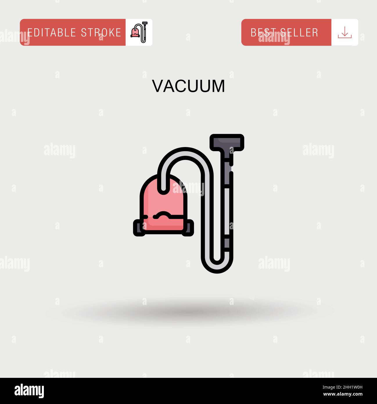 Icône de vecteur simple de vide. Illustration de Vecteur