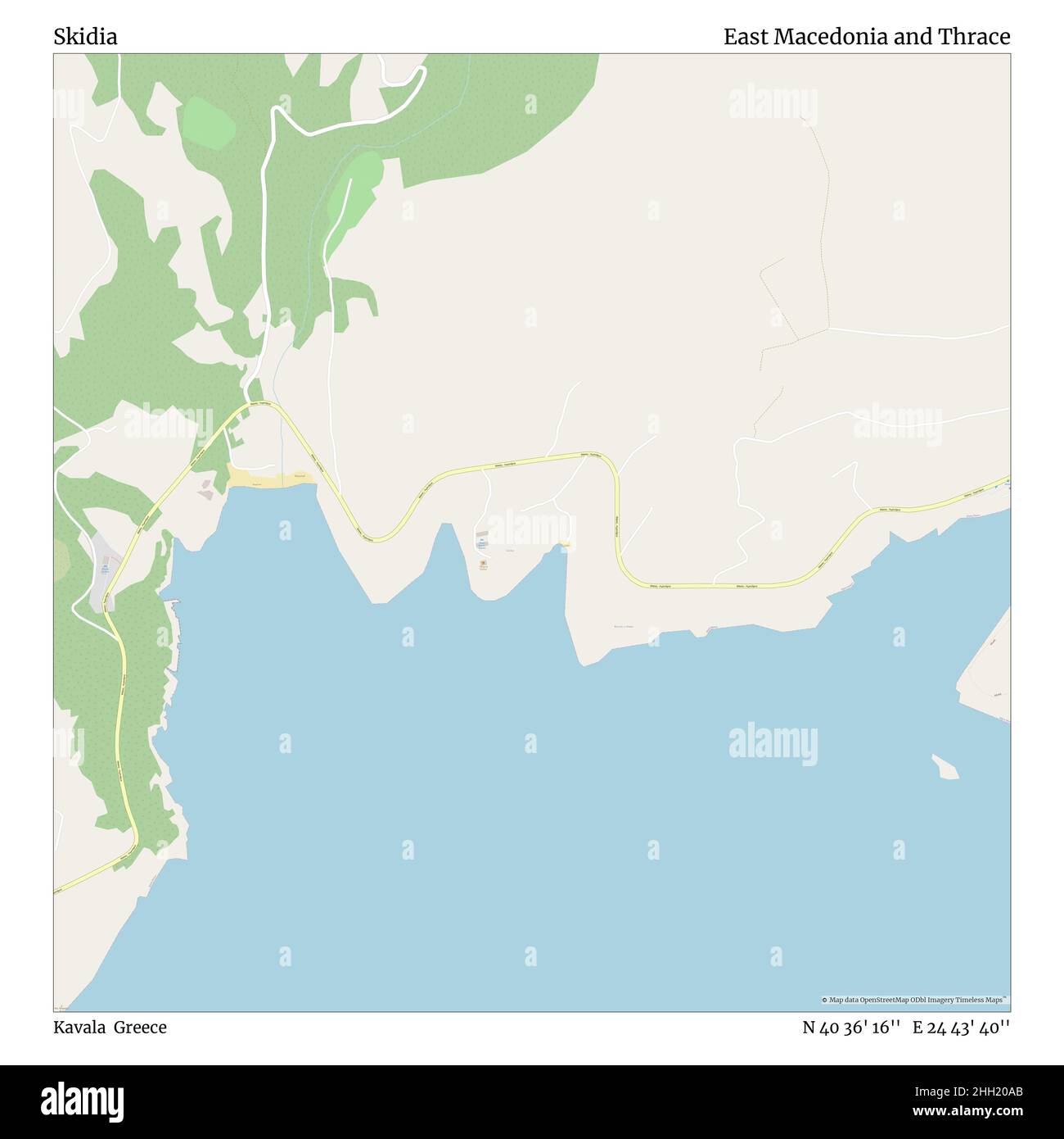 Skidia, Kavala, Grèce, Macédoine orientale et Thrace, N 40 36' 16'', E 24 43' 40'', carte, Timeless carte publiée en 2021.Les voyageurs, les explorateurs et les aventuriers comme Florence Nightingale, David Livingstone, Ernest Shackleton, Lewis et Clark et Sherlock Holmes se sont appuyés sur des cartes pour planifier leurs voyages dans les coins les plus reculés du monde. Timeless Maps dresse la carte de la plupart des sites du monde, montrant ainsi la réalisation de grands rêves Banque D'Images