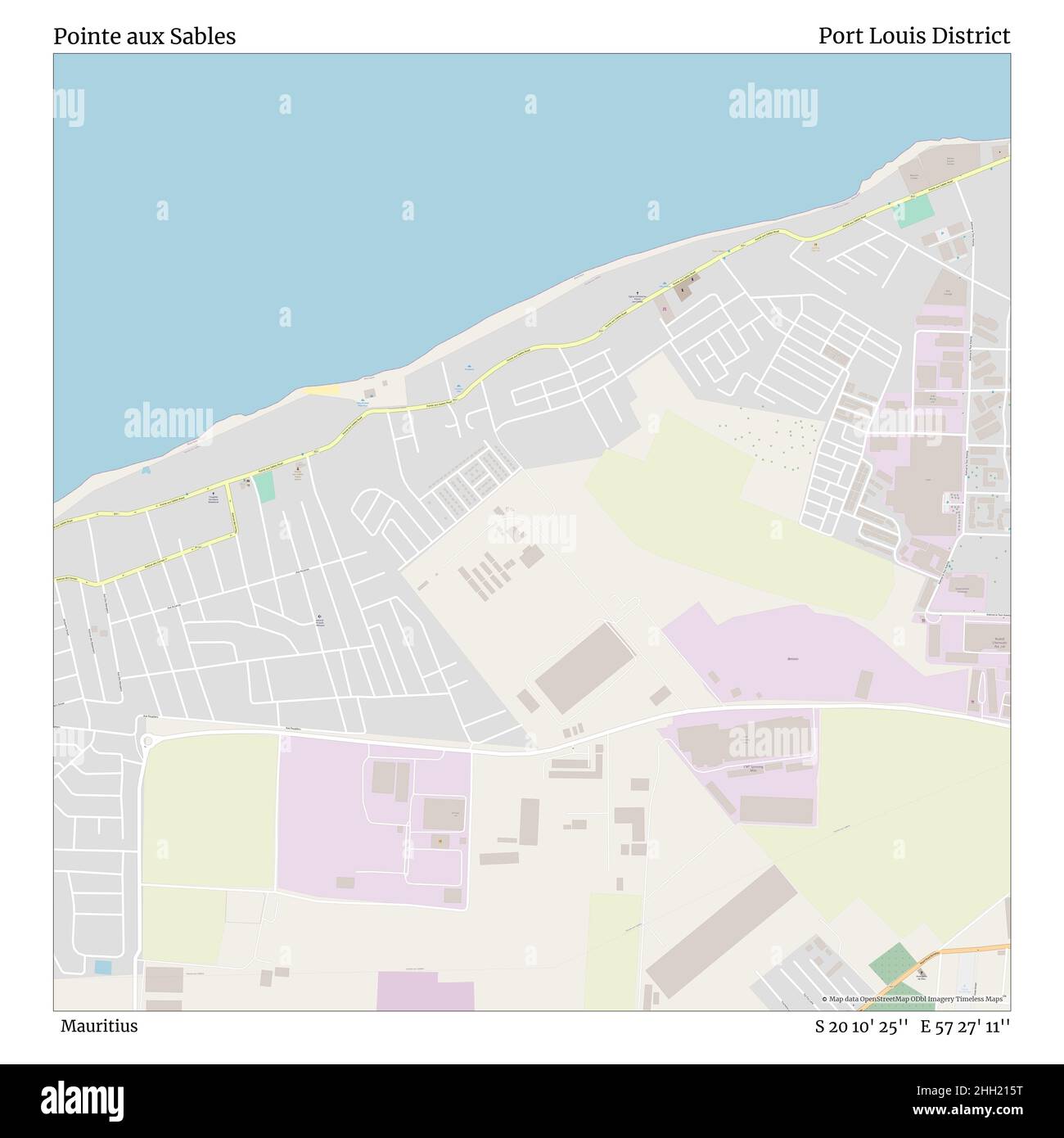 Pointe aux Sables, Maurice, quartier de Port Louis, S 20 10' 25'', E 57 27' 11'', carte, carte intemporelle publiée en 2021.Les voyageurs, les explorateurs et les aventuriers comme Florence Nightingale, David Livingstone, Ernest Shackleton, Lewis et Clark et Sherlock Holmes se sont appuyés sur des cartes pour planifier leurs voyages dans les coins les plus reculés du monde. Timeless Maps dresse la carte de la plupart des sites du monde, montrant ainsi la réalisation de grands rêves Banque D'Images