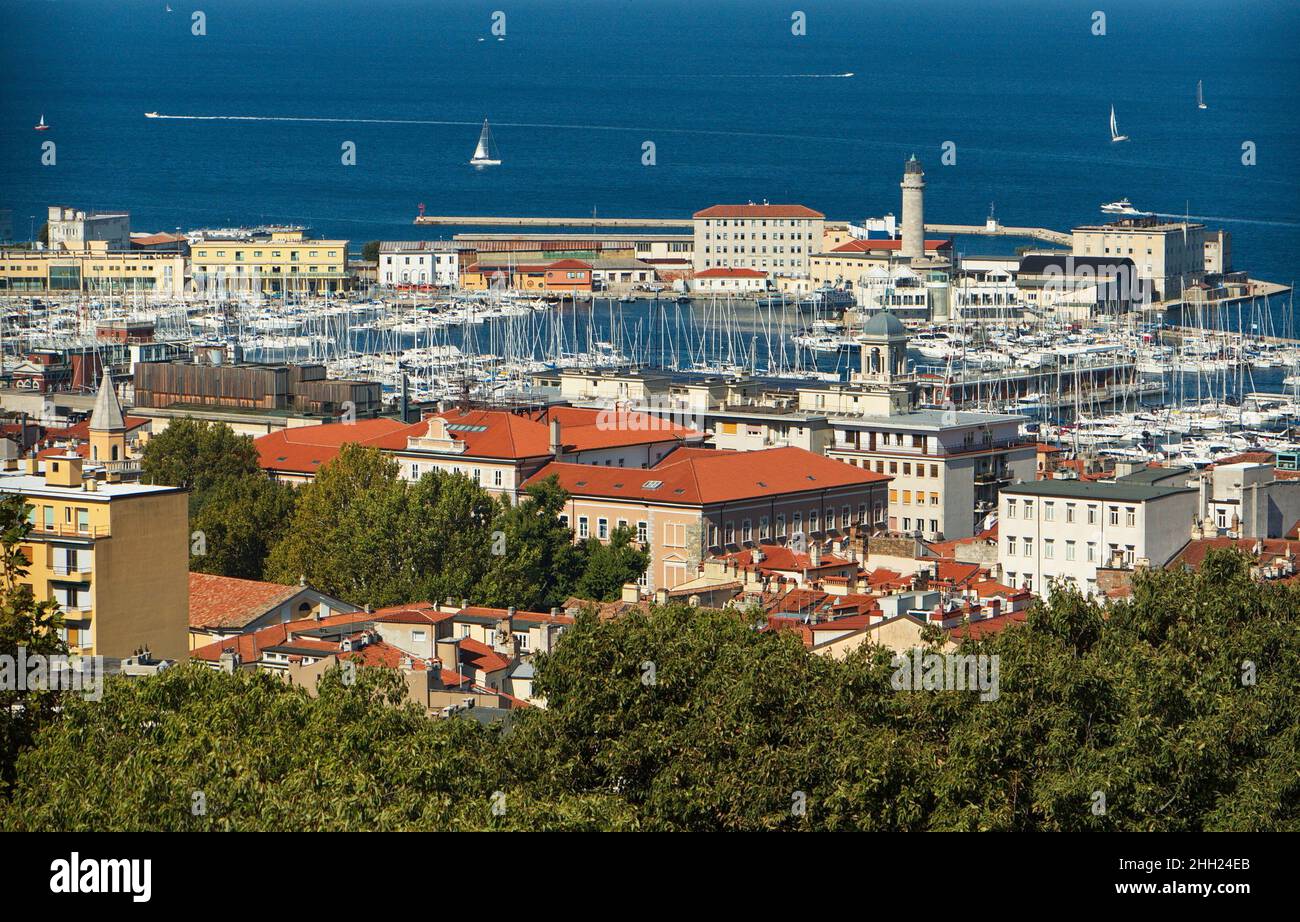 Vue de Cattedrale di San Giusto Martyre à Trieste, Italie, Europe Banque D'Images