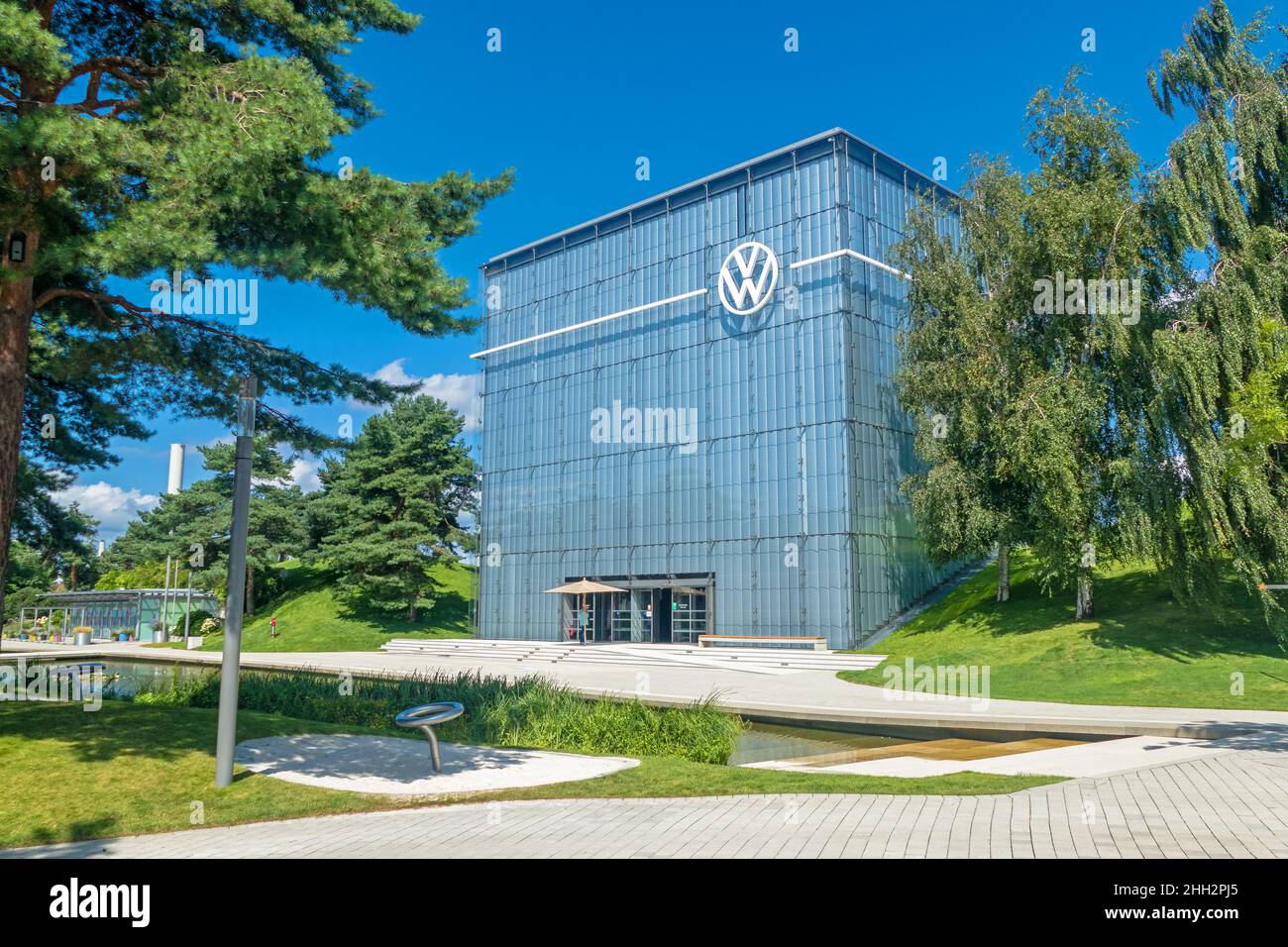 Showroom VW dans 'Autostadt Wolfsburg' Banque D'Images