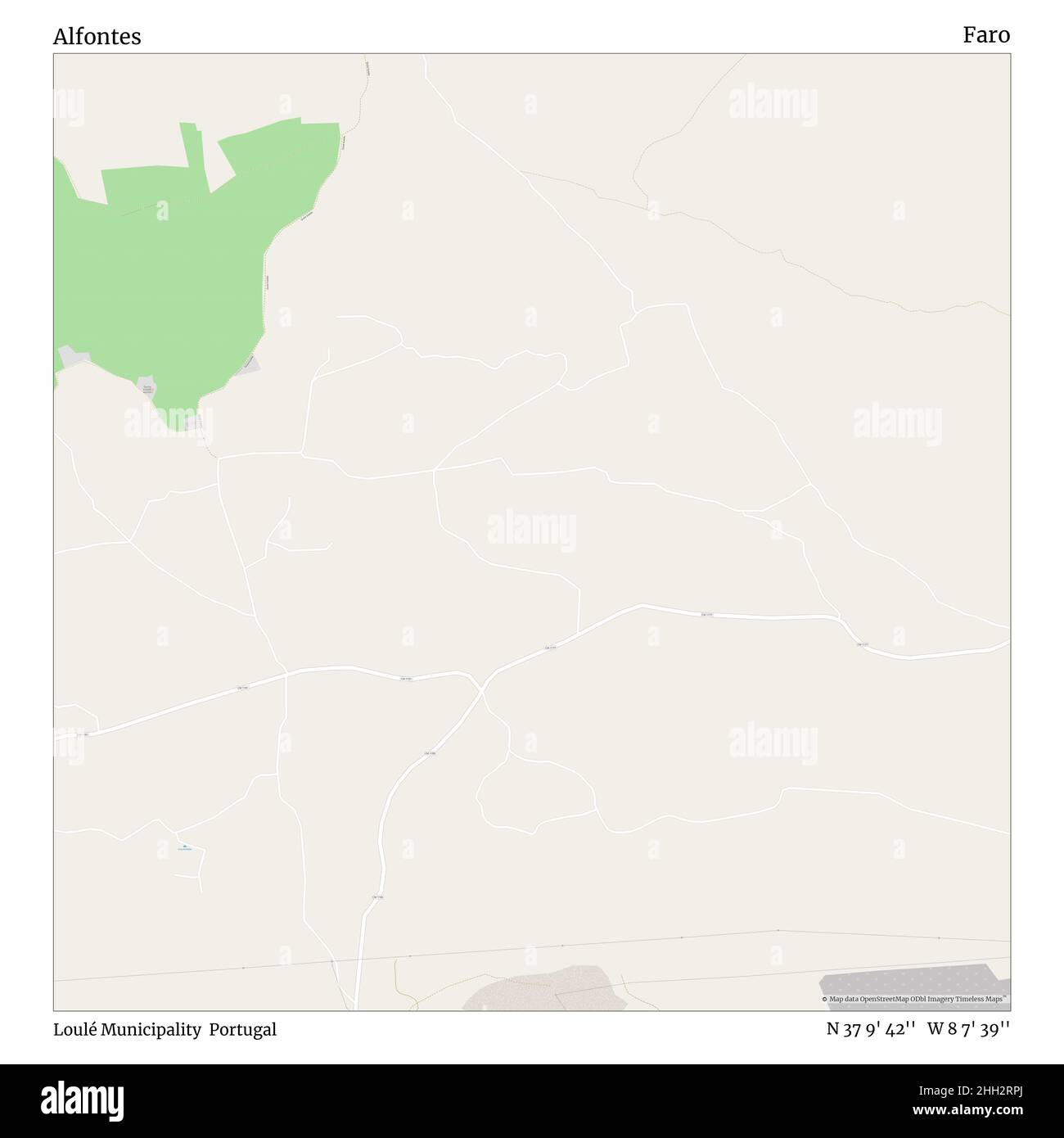 Carte de loule portugal Banque d'images détourées - Alamy