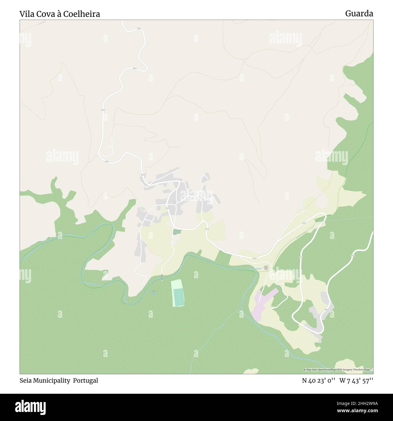 Vila Cova à Coelheira, Municipalité de Seia, Portugal, Guarda, N 40 23' 0'', W 7 43' 57'', carte, Timeless carte publiée en 2021.Les voyageurs, les explorateurs et les aventuriers comme Florence Nightingale, David Livingstone, Ernest Shackleton, Lewis et Clark et Sherlock Holmes se sont appuyés sur des cartes pour planifier leurs voyages dans les coins les plus reculés du monde. Timeless Maps dresse la carte de la plupart des sites du monde, montrant ainsi la réalisation de grands rêves Banque D'Images