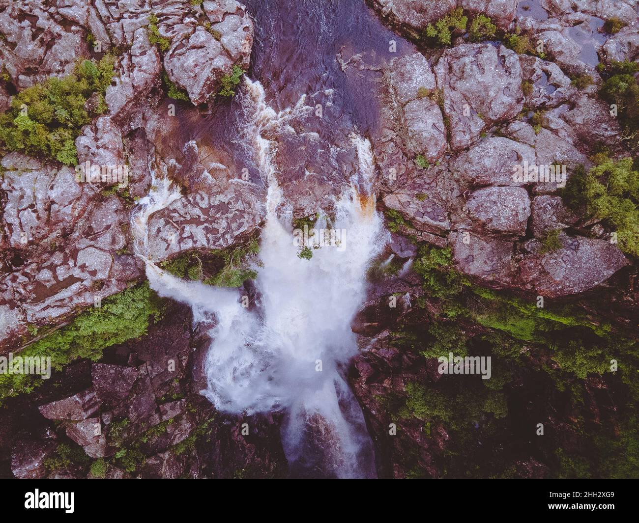 Carrington Falls dans le parc national de Budderoo, Nouvelle-Galles du Sud en Australie Banque D'Images