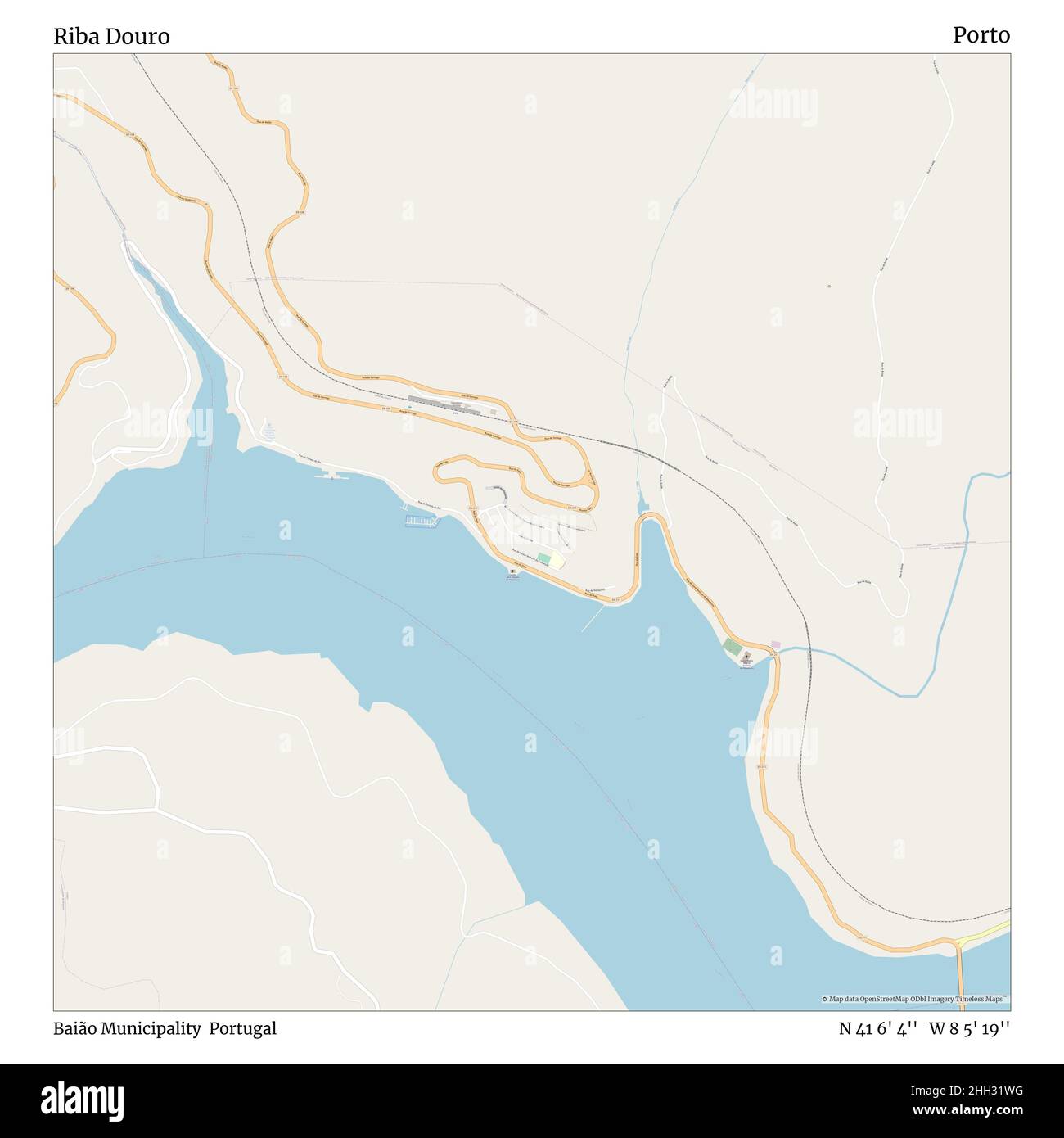 Riba Douro, municipalité de Baião, Portugal, Porto, N 41 6' 4'', W 8 5' 19'', carte, carte intemporelle publiée en 2021.Les voyageurs, les explorateurs et les aventuriers comme Florence Nightingale, David Livingstone, Ernest Shackleton, Lewis et Clark et Sherlock Holmes se sont appuyés sur des cartes pour planifier leurs voyages dans les coins les plus reculés du monde. Timeless Maps dresse la carte de la plupart des sites du monde, montrant ainsi la réalisation de grands rêves Banque D'Images