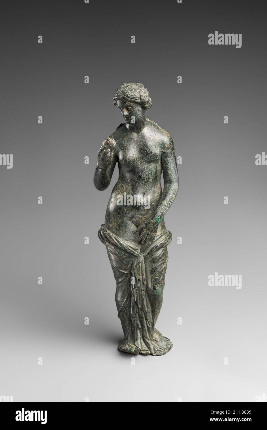 Statuette De Bronze Daphrodite Avec Des Yeux Argentés 3rd1st Siècle Avant J C Grec Aphrodite 1198