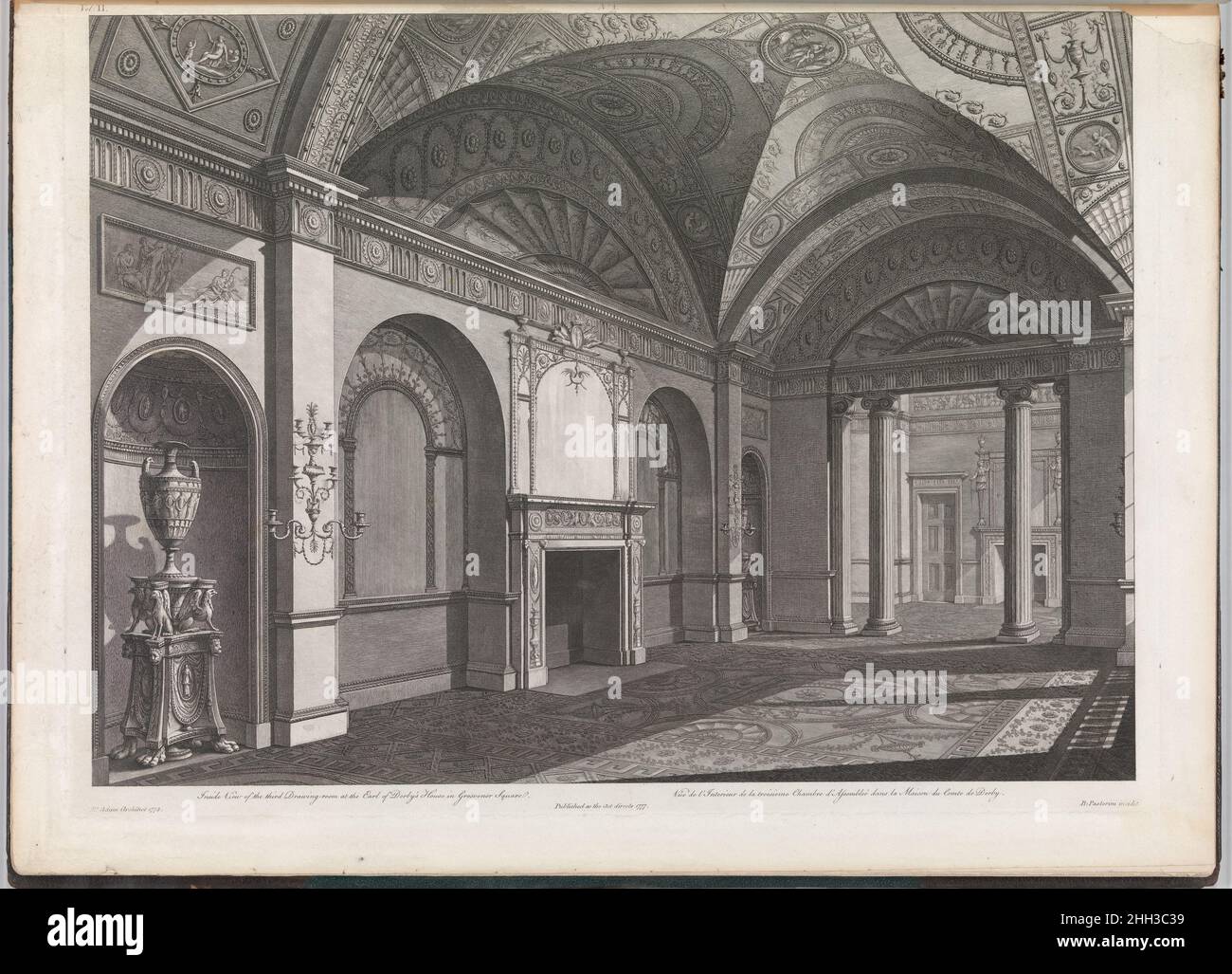 Les œuvres en architecture de Robert et de James Adam, questions.Volume IIContenant les cinq numéros suivants, soit le vol.. Et le vol. III, contenant le reste des dessins et modèles...[1822] Robert Adam British, écossais.Les œuvres en architecture de Robert et de James Adam, questions.Volume IIContenant les cinq numéros suivants, soit les numéros.. Et vol. III, contenant le reste des dessins et modèles....Patrick Begbie (britannique, active Édimbourg et Londres 1770–1806?).[1822].Illustrations : gravure et gravure.Sacerdotal et Weale (Londres) Banque D'Images