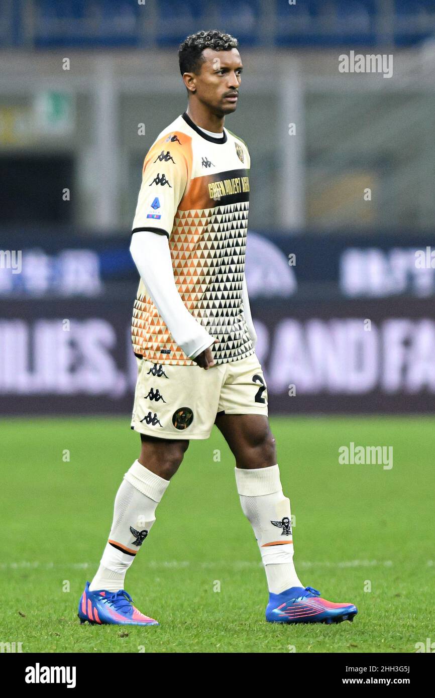 Nani de Venezia FC lors de la série italienne Un match de football de championnat FC Internazionale vs Venezia FC au stade San Siro de Milan, Italie, le 22 janvier 2022 Banque D'Images