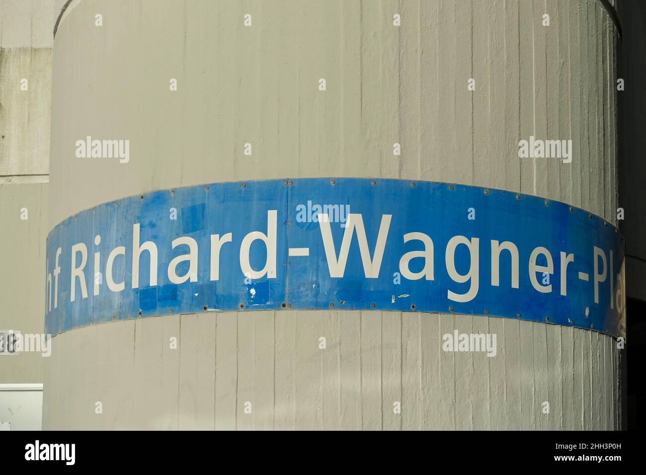 Station de métro Richard-Wagner-Platz, Berlin Banque D'Images