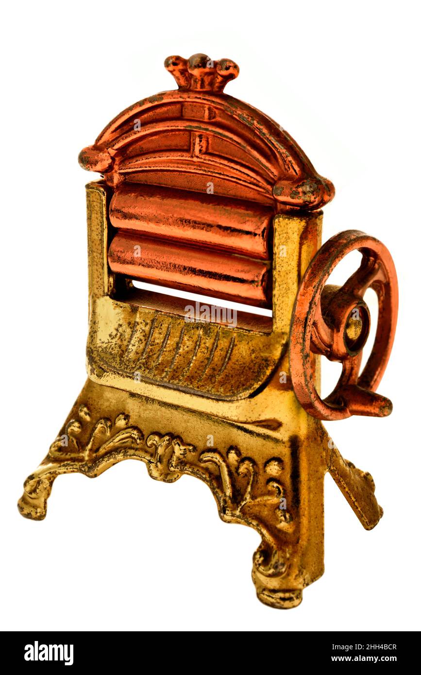 modèle de mangle en cuivre et en laiton Banque D'Images