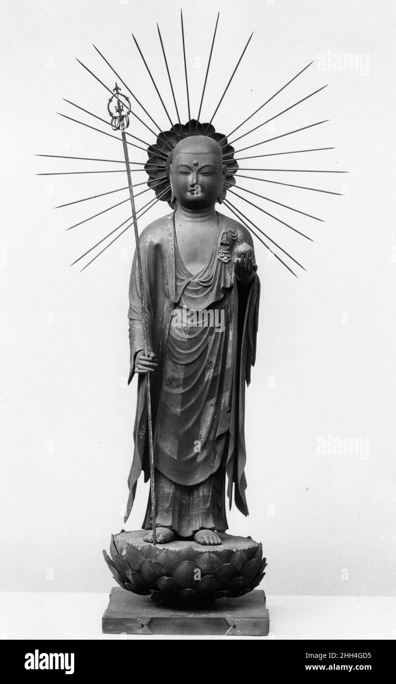 Jizō Bosatsu 14th siècle Japon.Jizō Bosatsu 49112 Banque D'Images