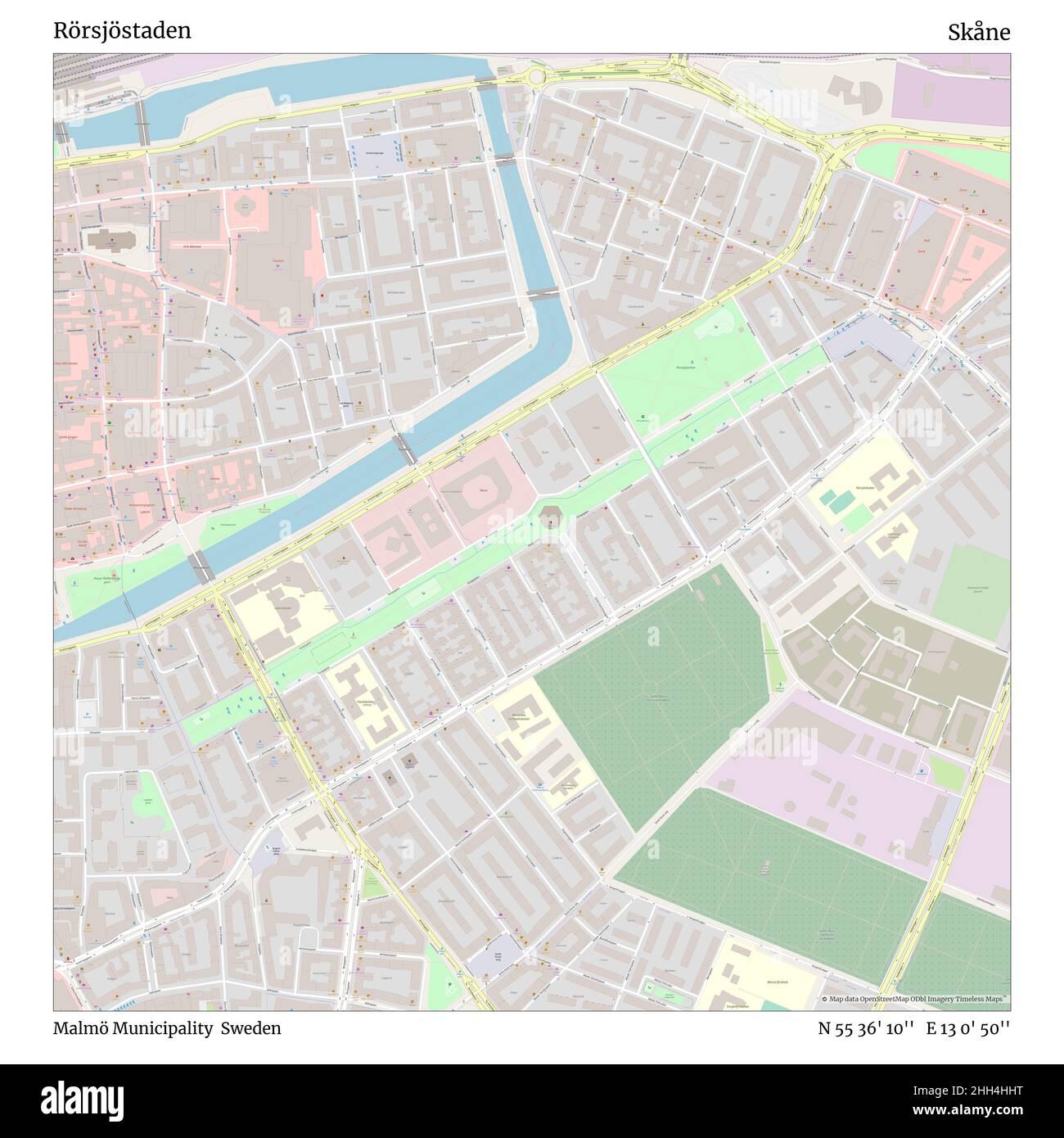 Rörsjöstaden, Municipalité de Malmö, Suède, Skåne, N 55 36' 10'', E 13 0' 50'', carte, Timeless carte publiée en 2021.Les voyageurs, les explorateurs et les aventuriers comme Florence Nightingale, David Livingstone, Ernest Shackleton, Lewis et Clark et Sherlock Holmes se sont appuyés sur des cartes pour planifier leurs voyages dans les coins les plus reculés du monde. Timeless Maps dresse la carte de la plupart des sites du monde, montrant ainsi la réalisation de grands rêves. Banque D'Images