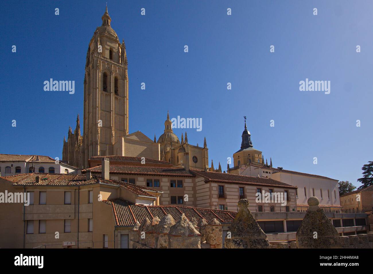 Cathédrale de Ségovie, Castille et Leon, Espagne, Europe Banque D'Images