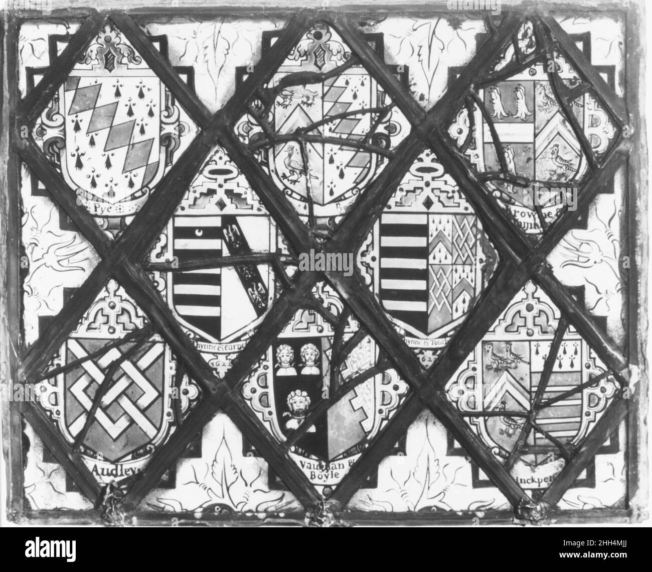 Huit carrières héraldiques 1622 Anglais.Huit carrières héraldiques 198900 Banque D'Images