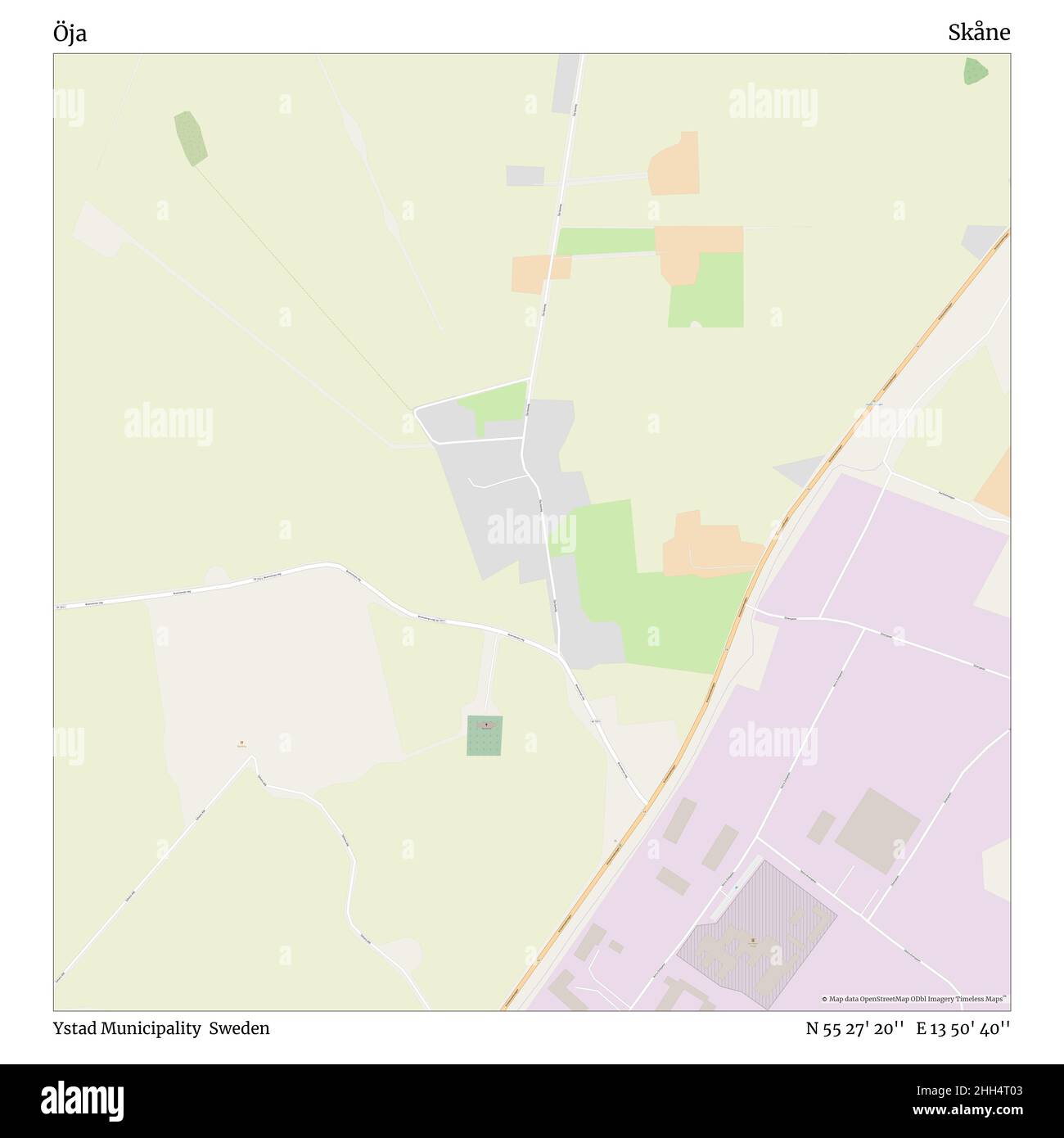 Öja, municipalité de Ystad, Suède, Skåne, N 55 27' 20'', E 13 50' 40'', carte, carte intemporelle publiée en 2021.Les voyageurs, les explorateurs et les aventuriers comme Florence Nightingale, David Livingstone, Ernest Shackleton, Lewis et Clark et Sherlock Holmes se sont appuyés sur des cartes pour planifier leurs voyages dans les coins les plus reculés du monde. Timeless Maps dresse la carte de la plupart des sites du monde, montrant ainsi la réalisation de grands rêves. Banque D'Images