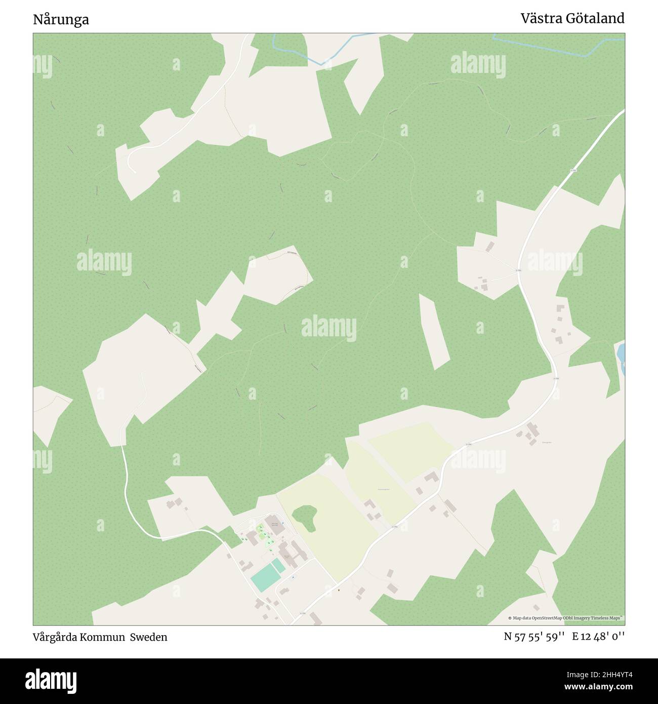 Nårunga, Vårgårda Kommun, Suède, Västra Götaland, N 57 55' 59'', E 12 48' 0'', carte, carte intemporelle publiée en 2021.Les voyageurs, les explorateurs et les aventuriers comme Florence Nightingale, David Livingstone, Ernest Shackleton, Lewis et Clark et Sherlock Holmes se sont appuyés sur des cartes pour planifier leurs voyages dans les coins les plus reculés du monde. Timeless Maps dresse la carte de la plupart des sites du monde, montrant ainsi la réalisation de grands rêves. Banque D'Images