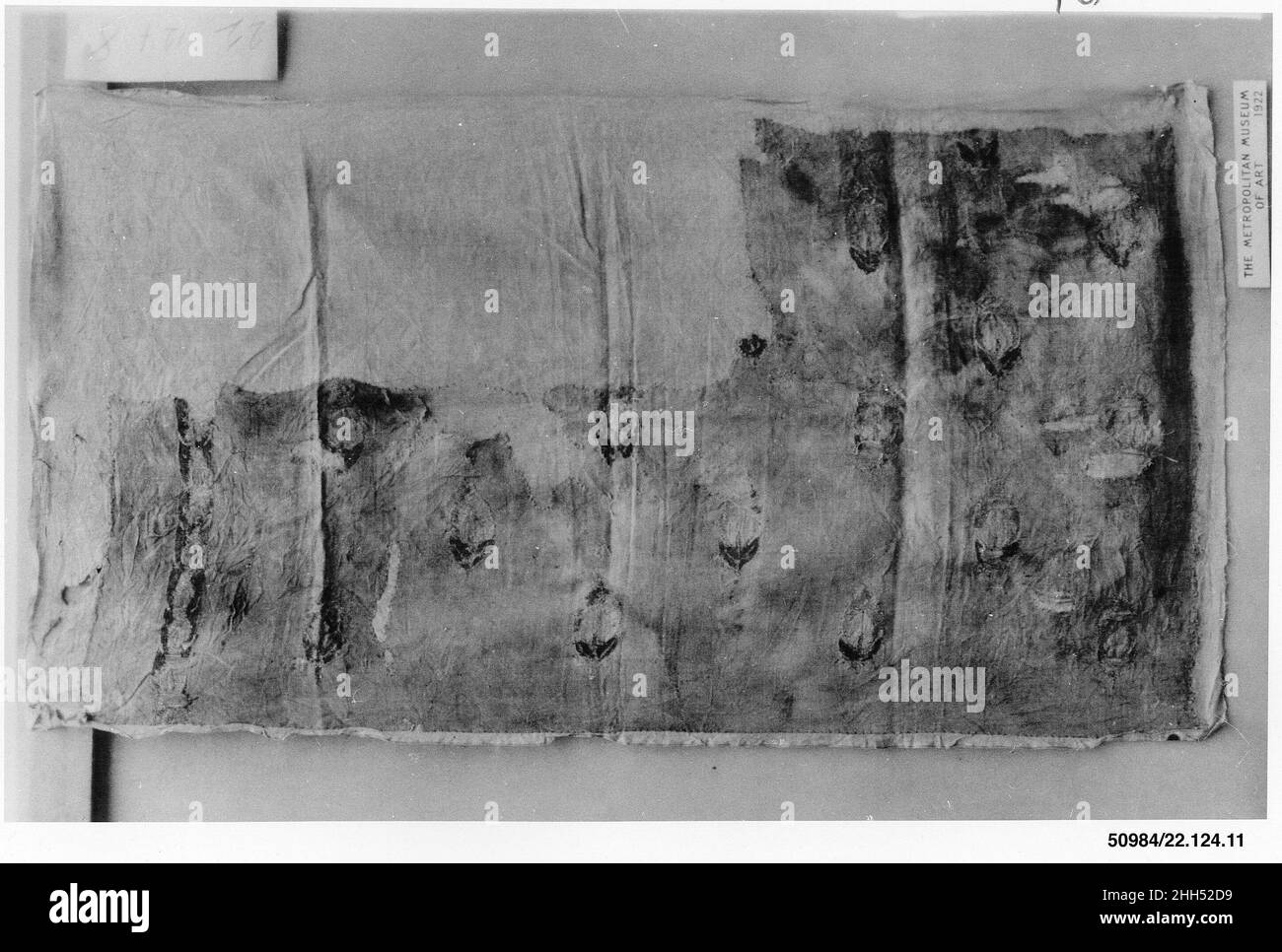 Fragment textile 4th–6th siècle.Fragment textile 447595 Banque D'Images